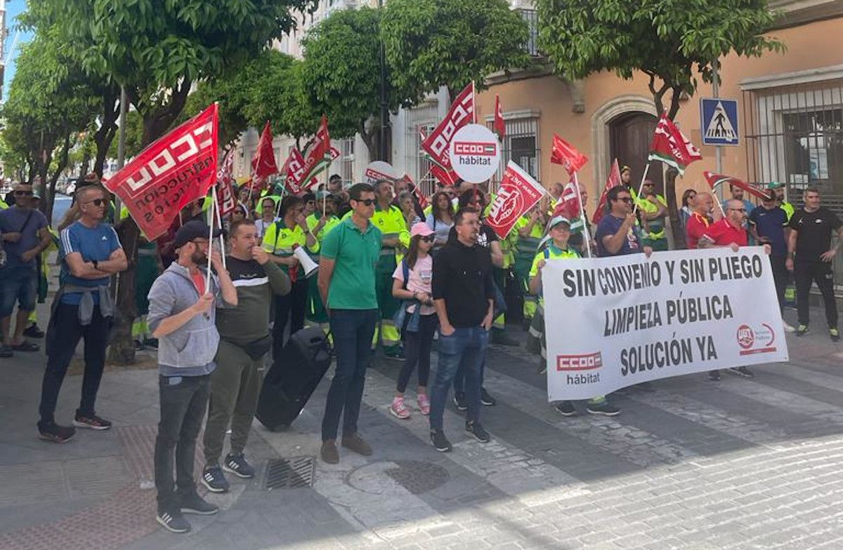 Marcha reivindicativa en El Puerto. 