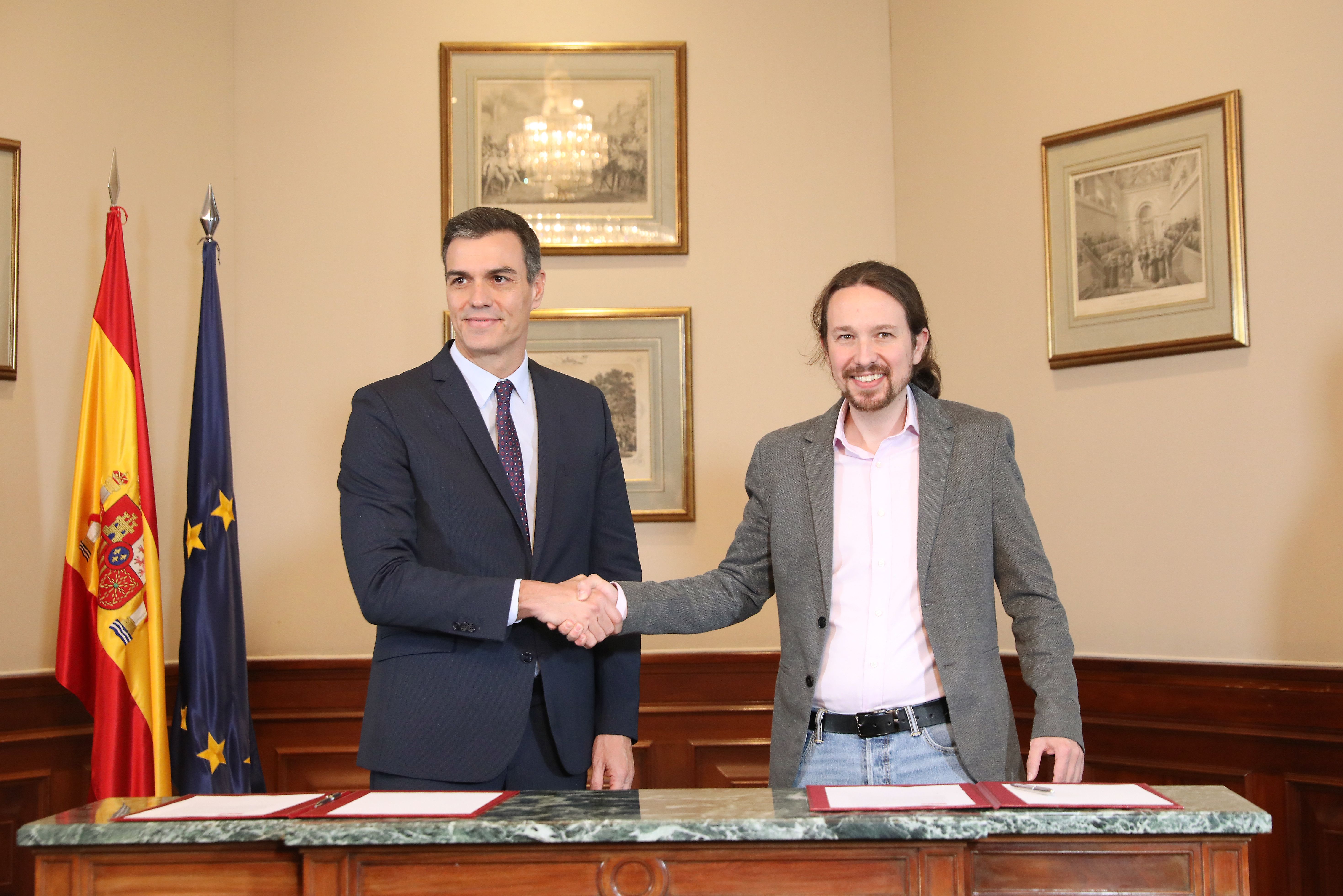 Principio de acuerdo. FOTO: PSOE