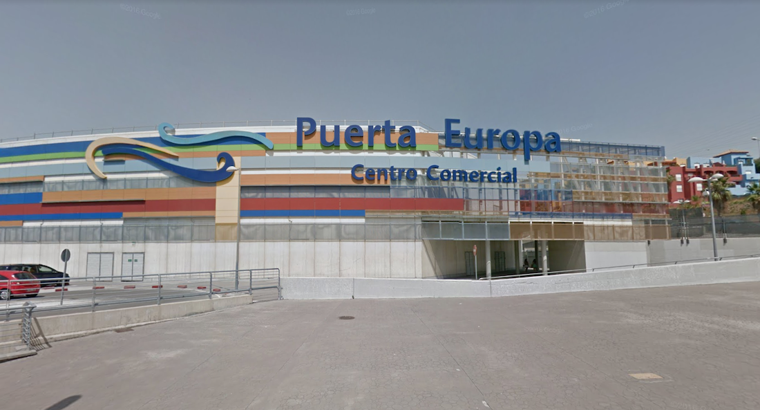 El centro comercial Puerta Europa de Algeciras, en una imagen de Google Maps.