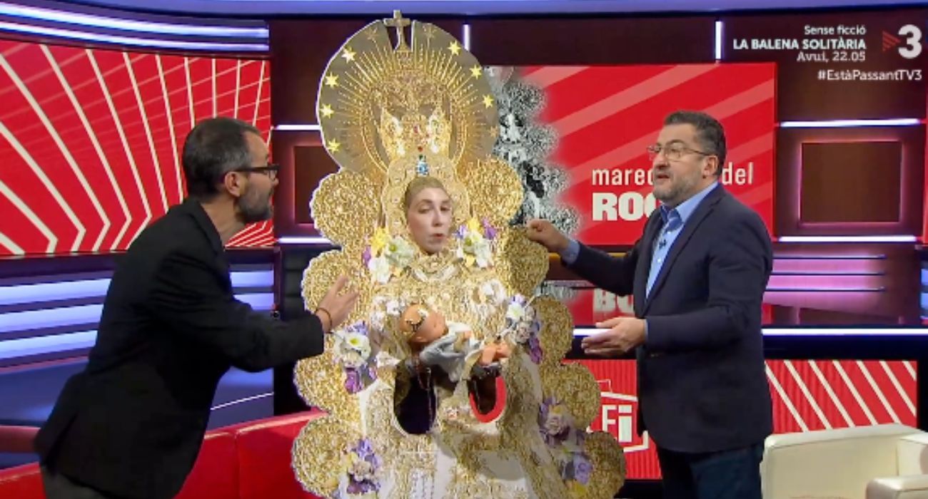 Así se han burlado de la Virgen del Rocío en TV3.