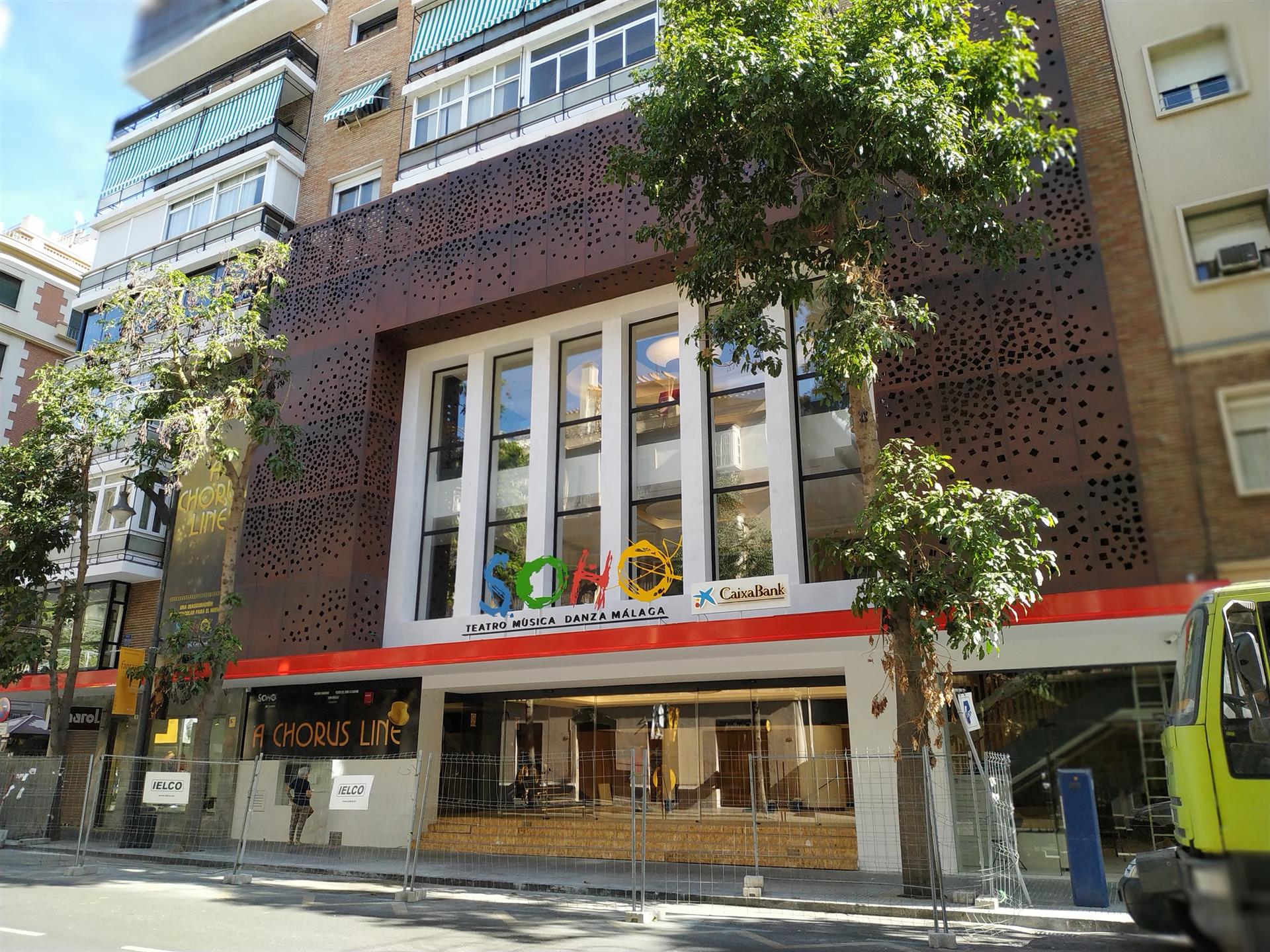 Fachada del nuevo espacio escénico de Málaga.