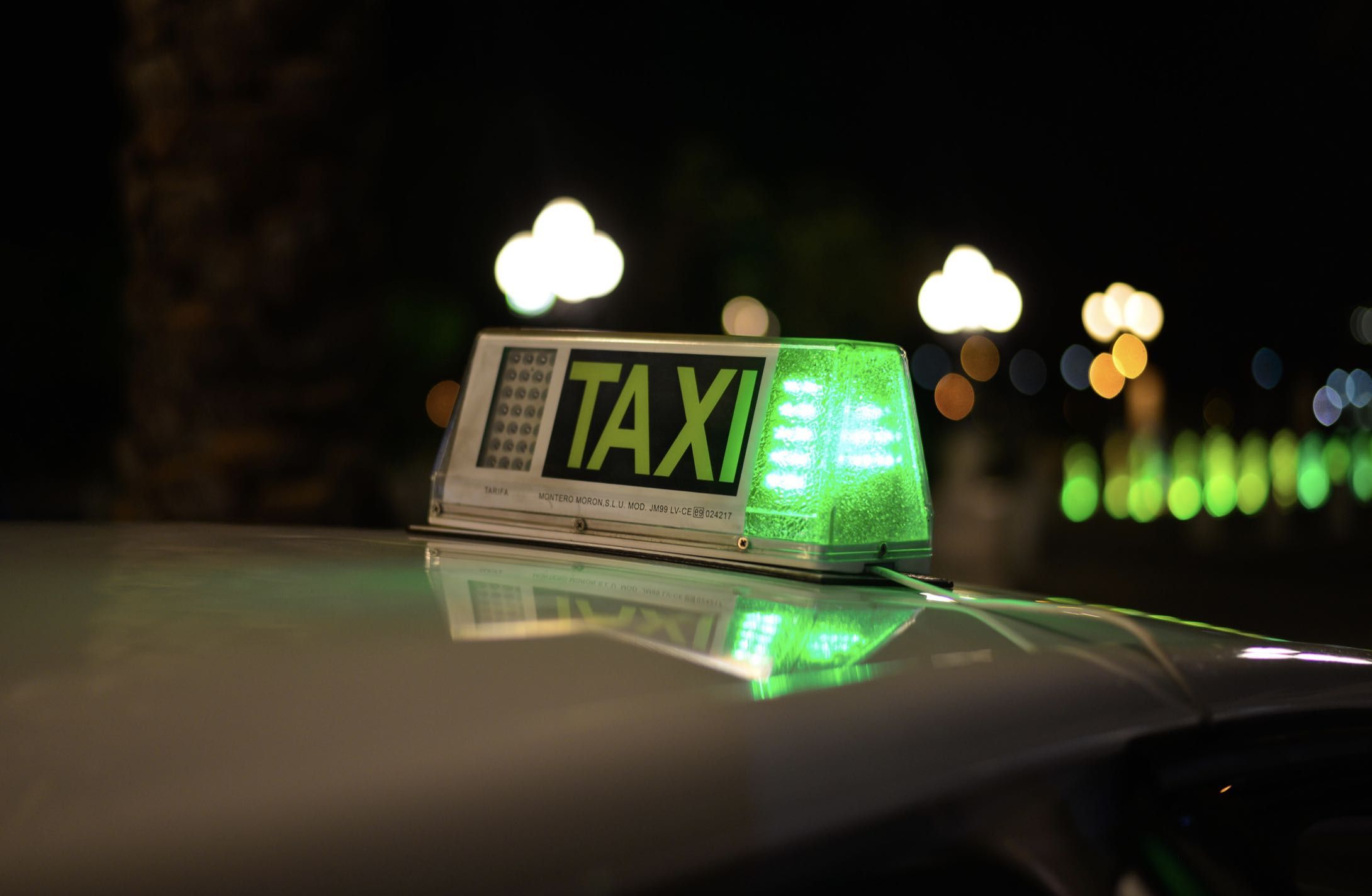 Los taxistas portuenses no irán a la zona de ocio de Puerto Sherry. ENRIQUE EKOGA