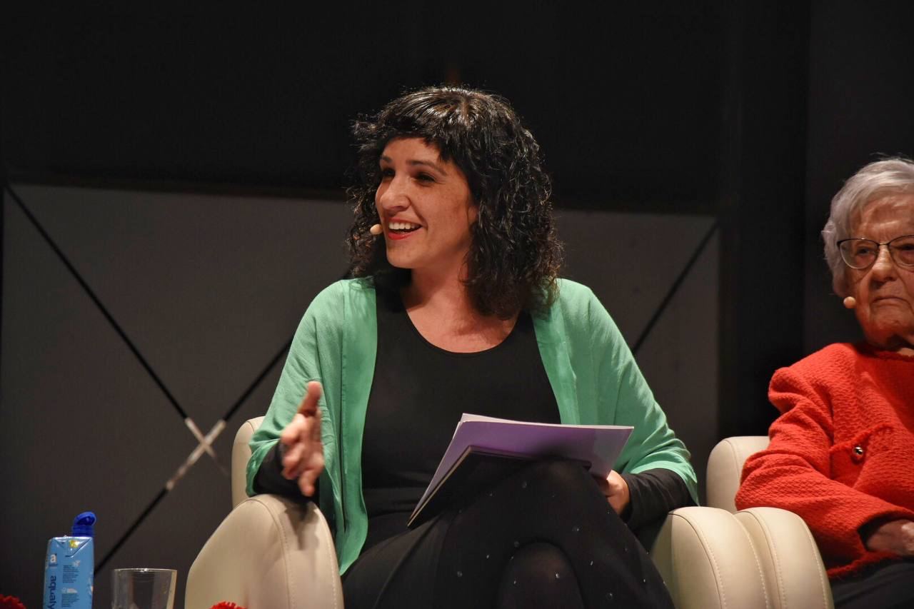 Toni Morillas, candidata a la Alcaldía de Málaga, en un acto reciente del Ministerio de Igualdad.