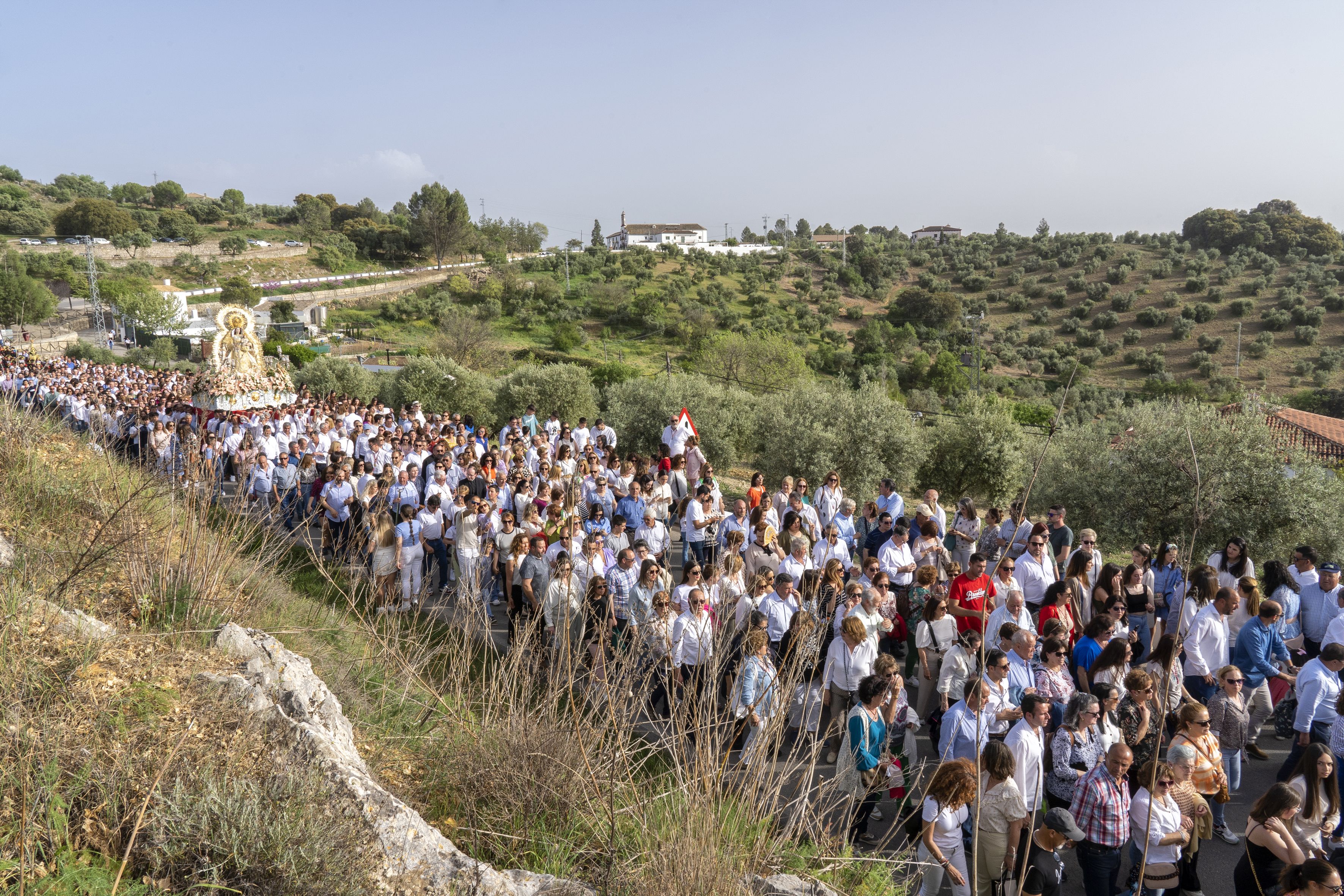 Procesión de la Virgen de Los Remedios. 