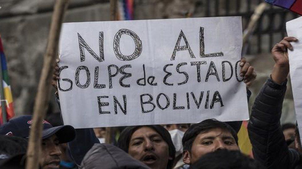 Protestas en Bolivia.