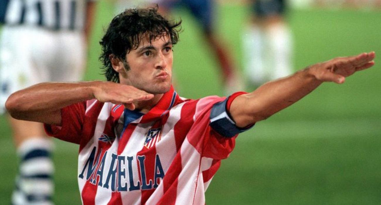 Kiko Narváez, con su famosa celebración del arquero.   LA LIGA