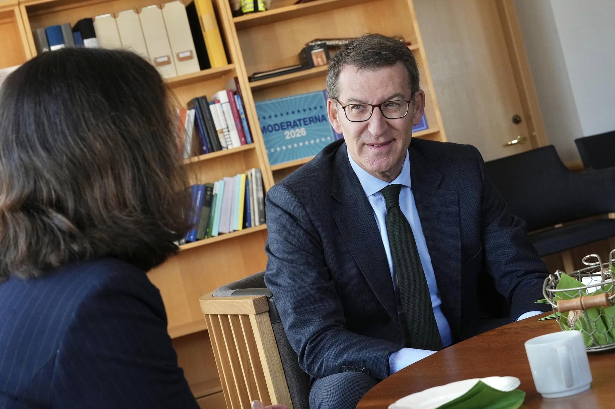 El líder del PP, Alberto Núñez Feijóo.