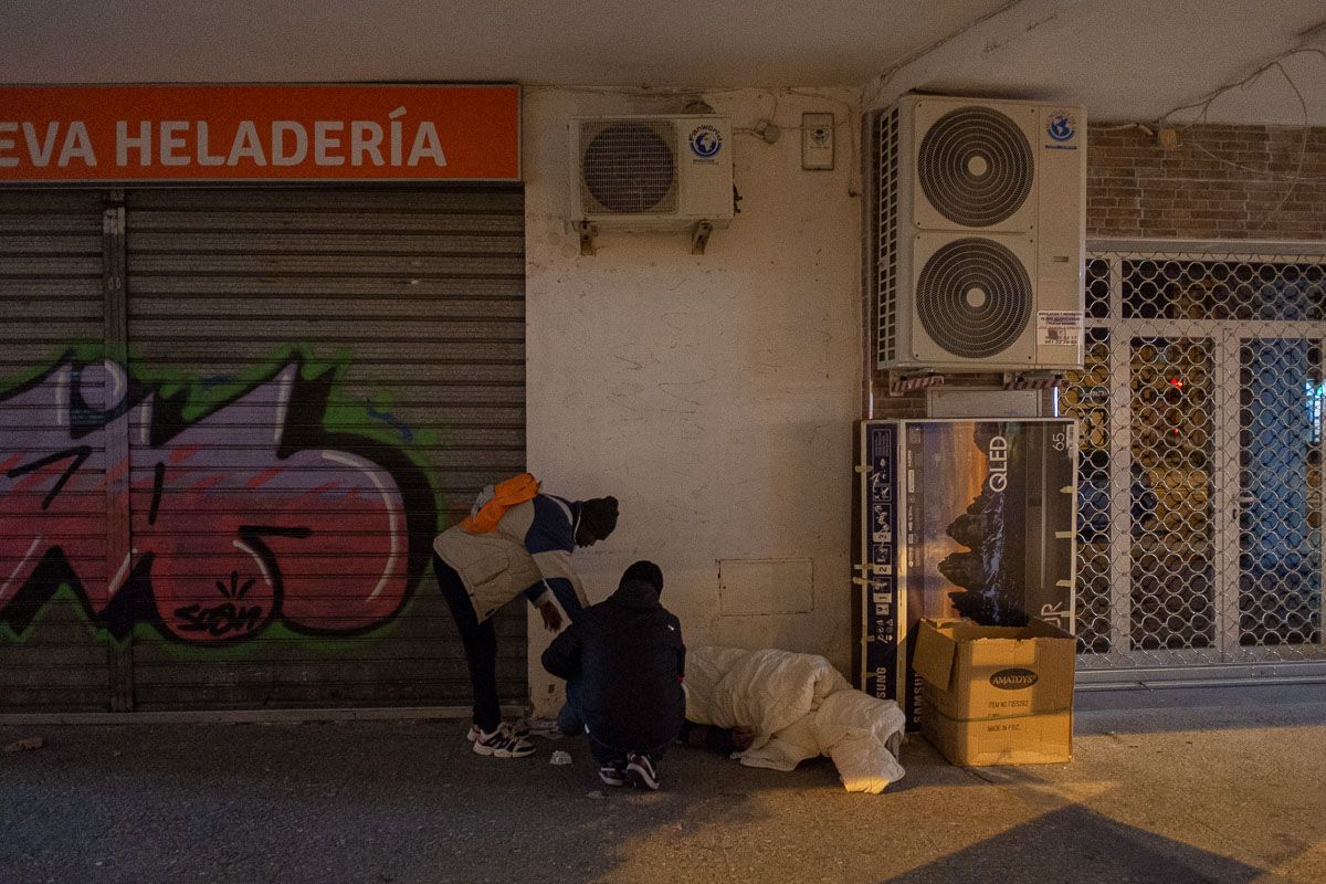 Una persona sin hogar, en una imagen de archivo.