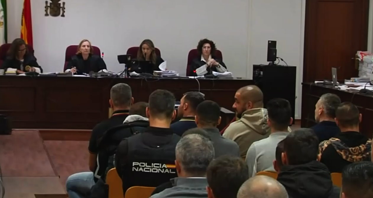 Un momento del macrojuicio de 'Los Castañas'.