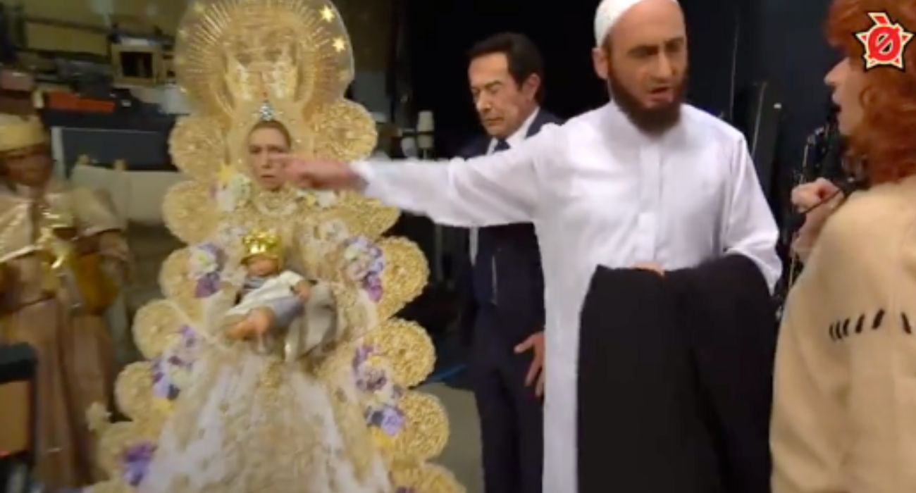 La Virgen del Rocío, Moreno Bonilla y un musulmán, parodiados en un programa de TV3.