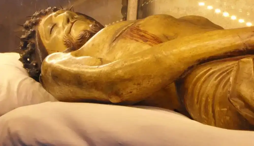 El Cristo de las Aguas que este sábado sale de San Dionisio. 