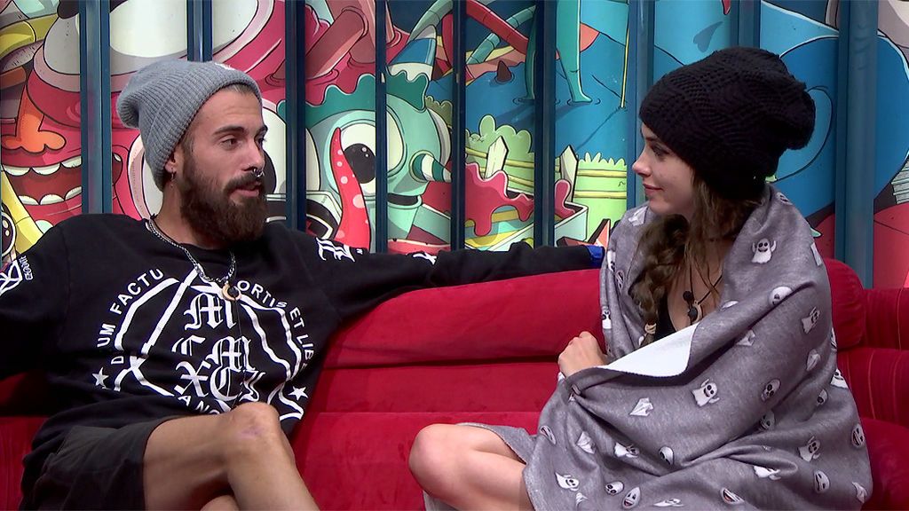 José Maria y Carlota, en la casa de Gran Hermano.