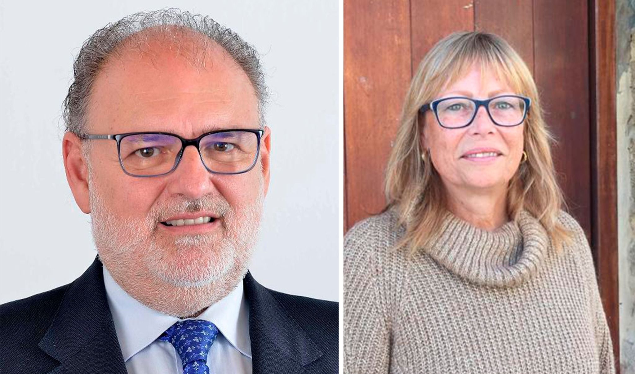 Miguel Ángel Guzmán, nuevo gerente del Servicio Andaluz de Salud, y María Victoria Oliver, nueva directora general de FP.