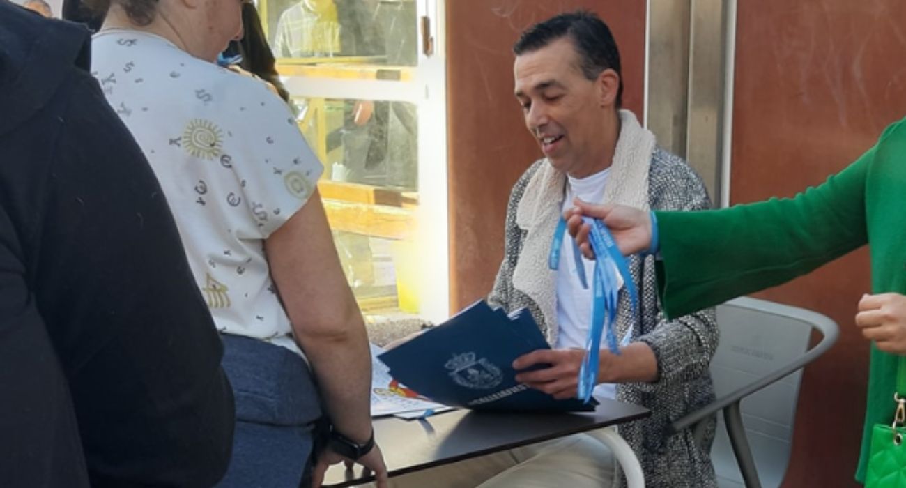 David Calleja, en una foto de su club de fans.