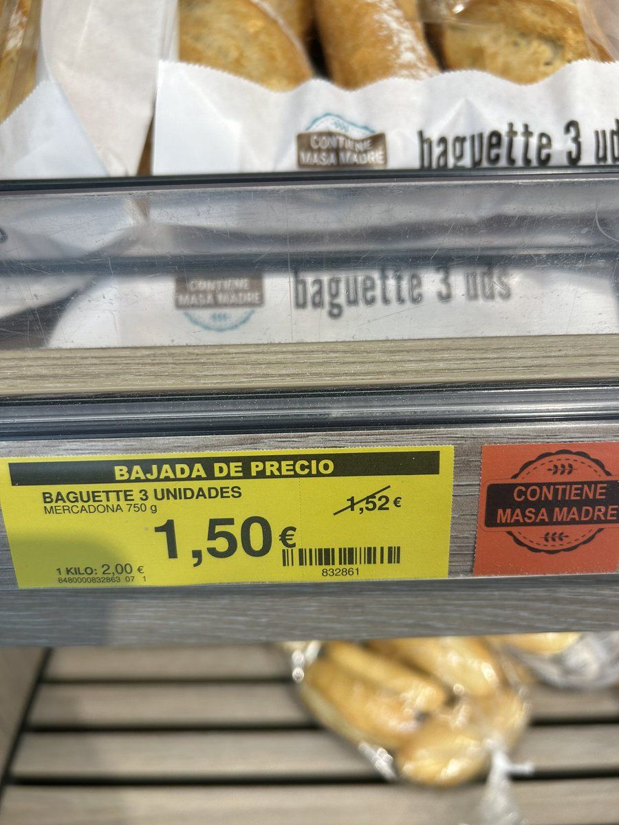 Descuento en el Mercadona.