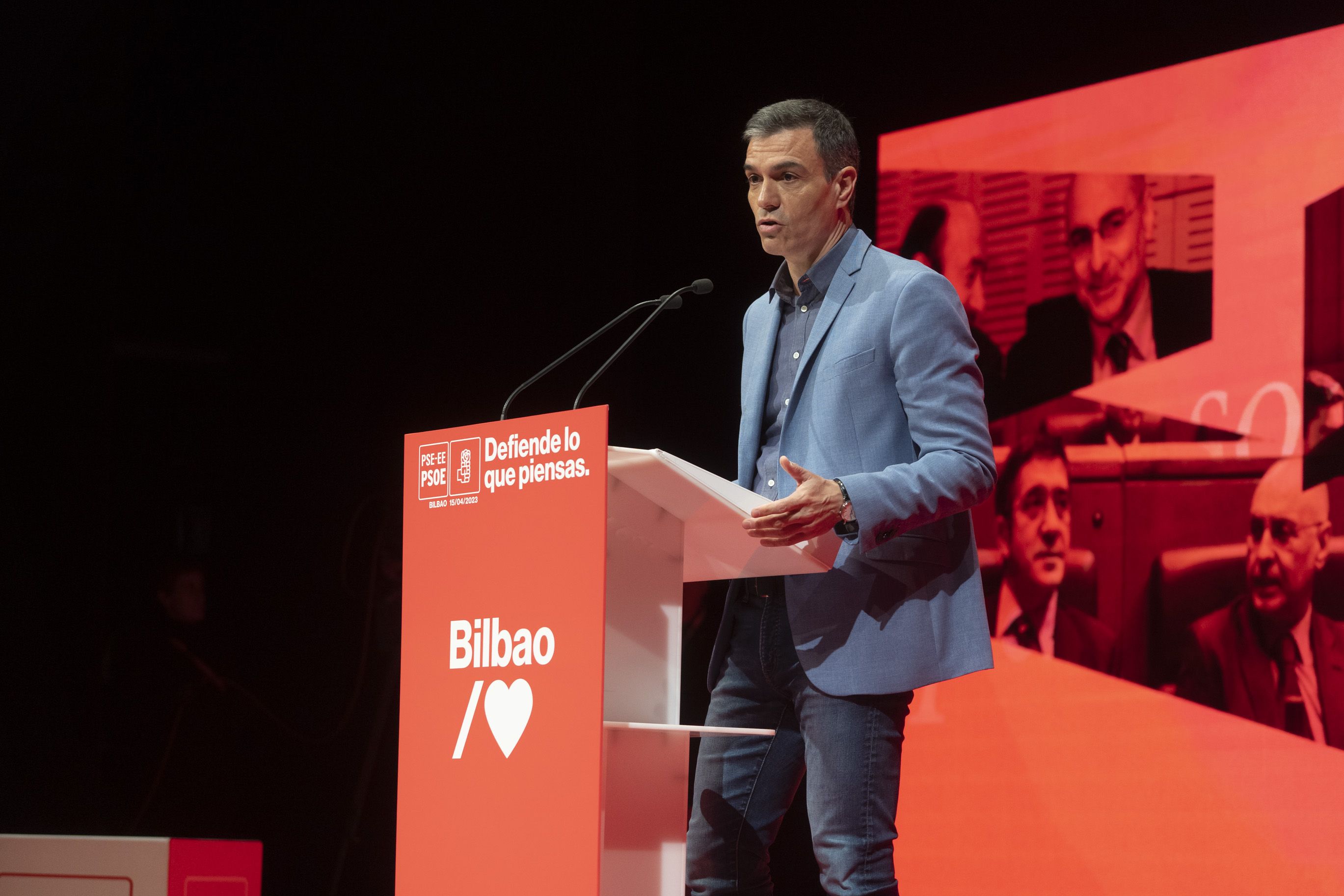 Sánchez durante el fin de semana.