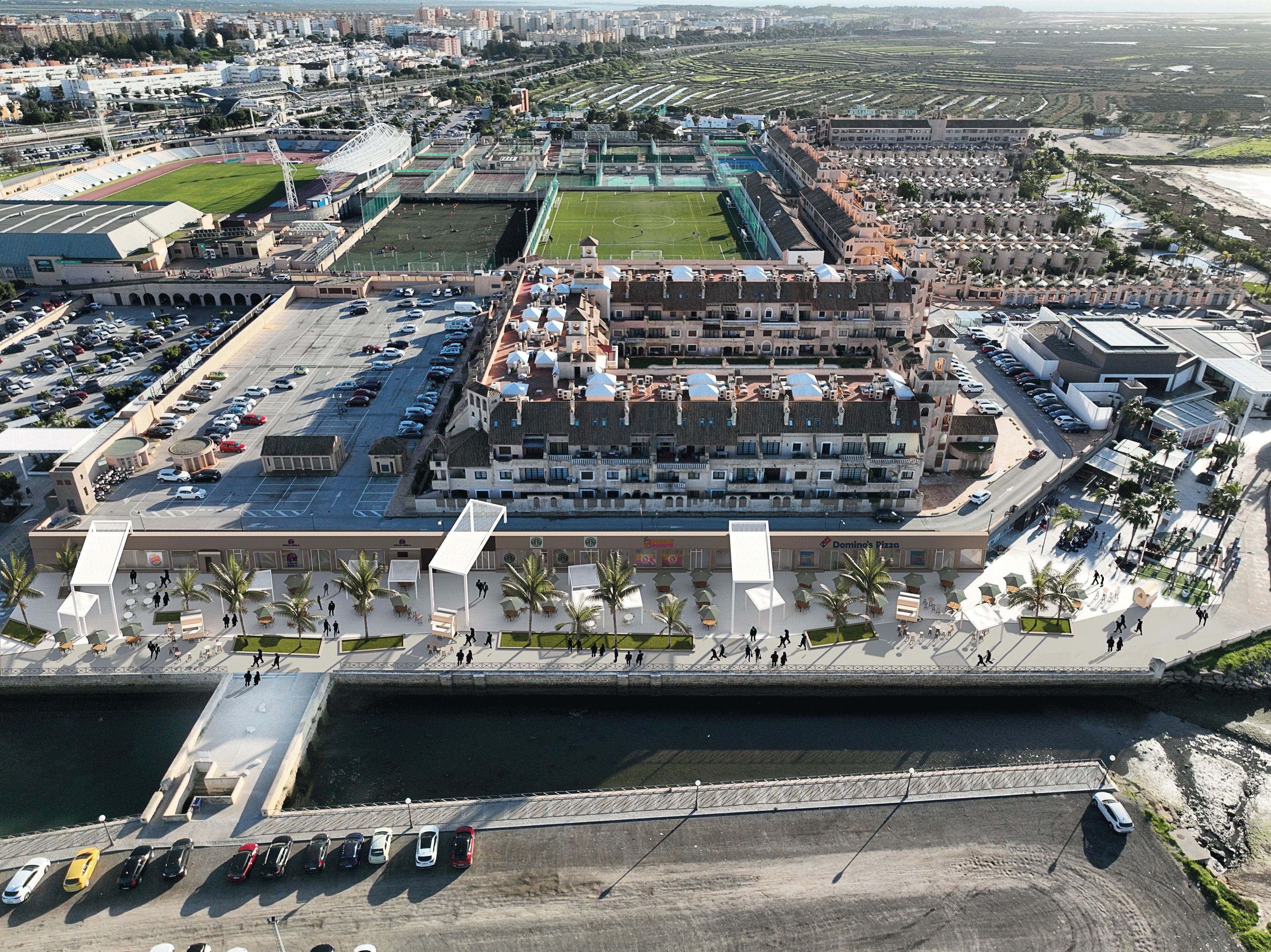 La posible ampliación de Bahía Sur.