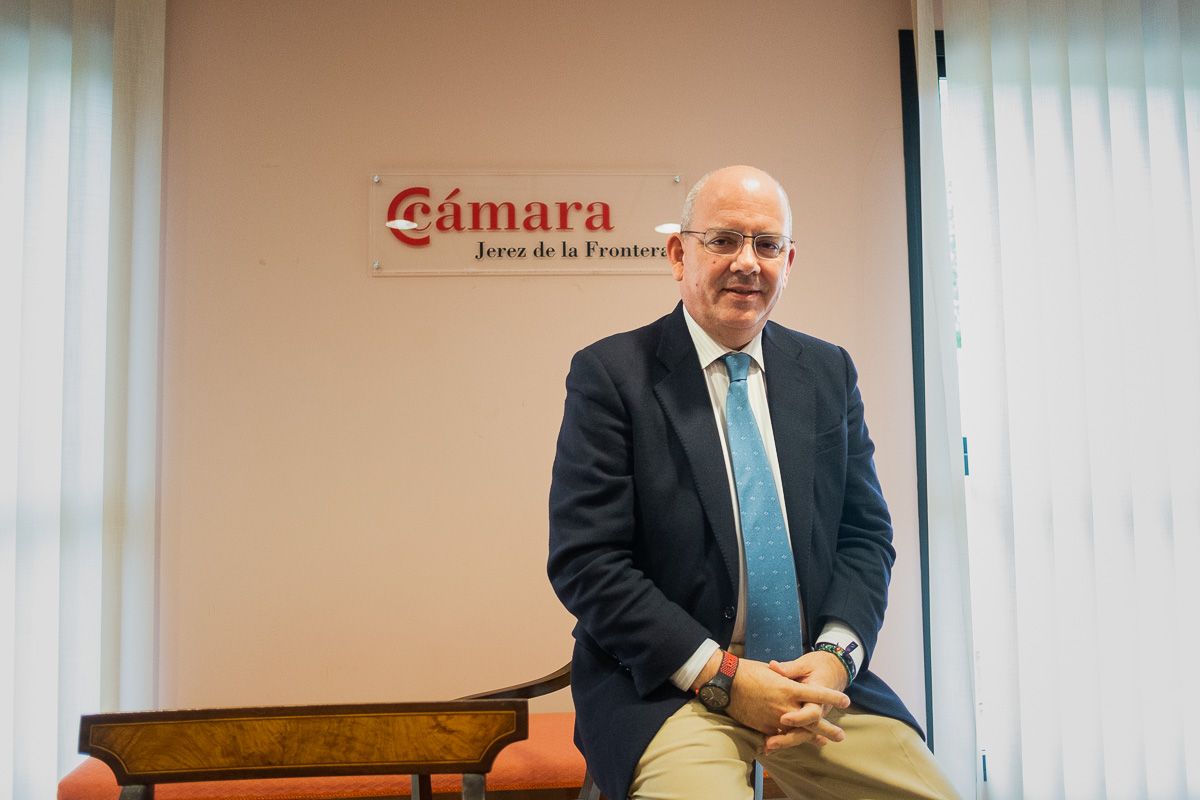 Javier Sánchez Rojas, antes de la entrevista con lavozdelsur.es / FOTO: MANU GARCÍA