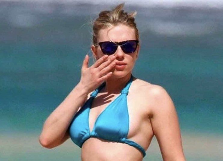 Scarlett Johansson, en la foto de la polémica.