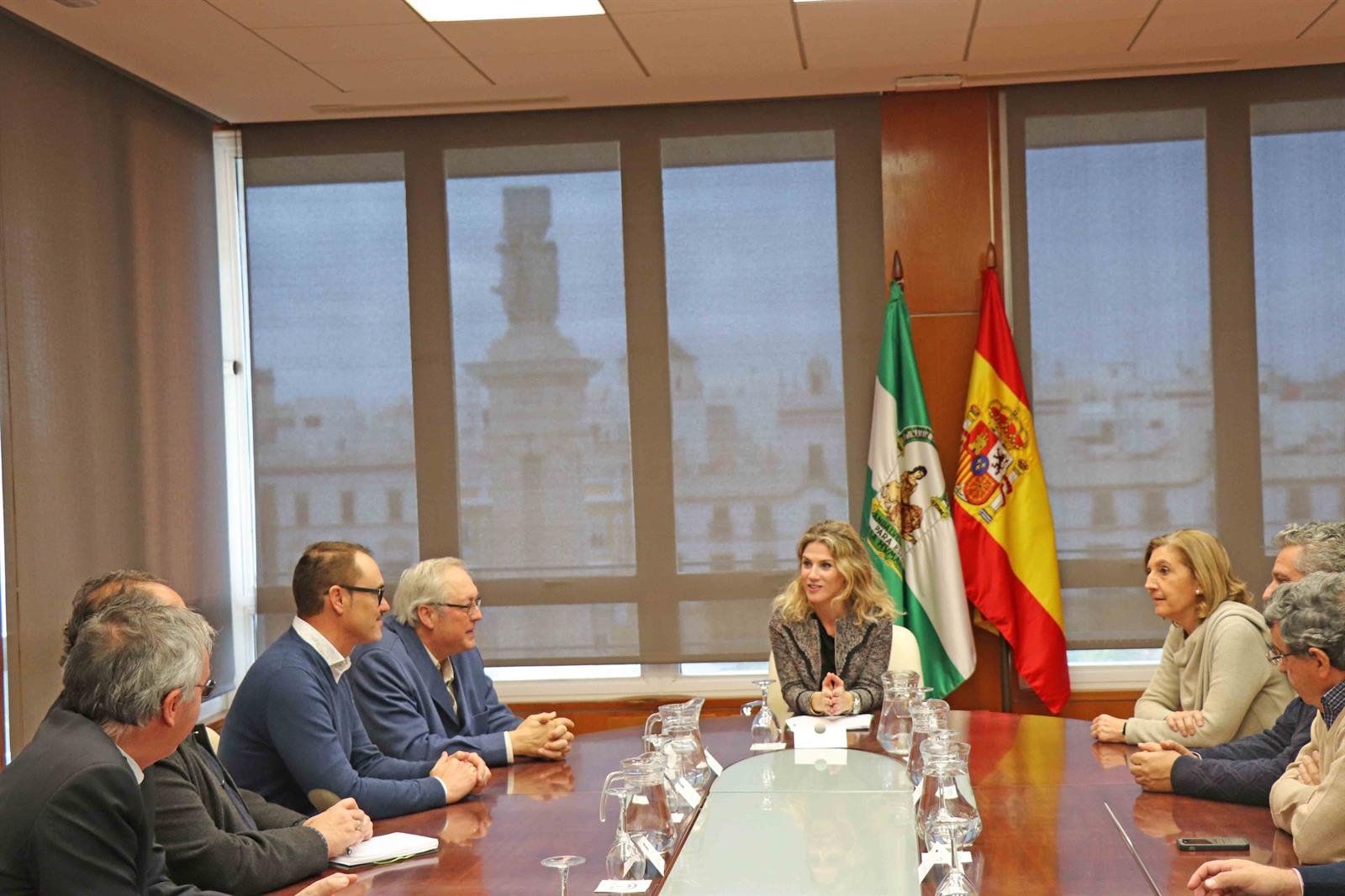 Un momento de la reunión.