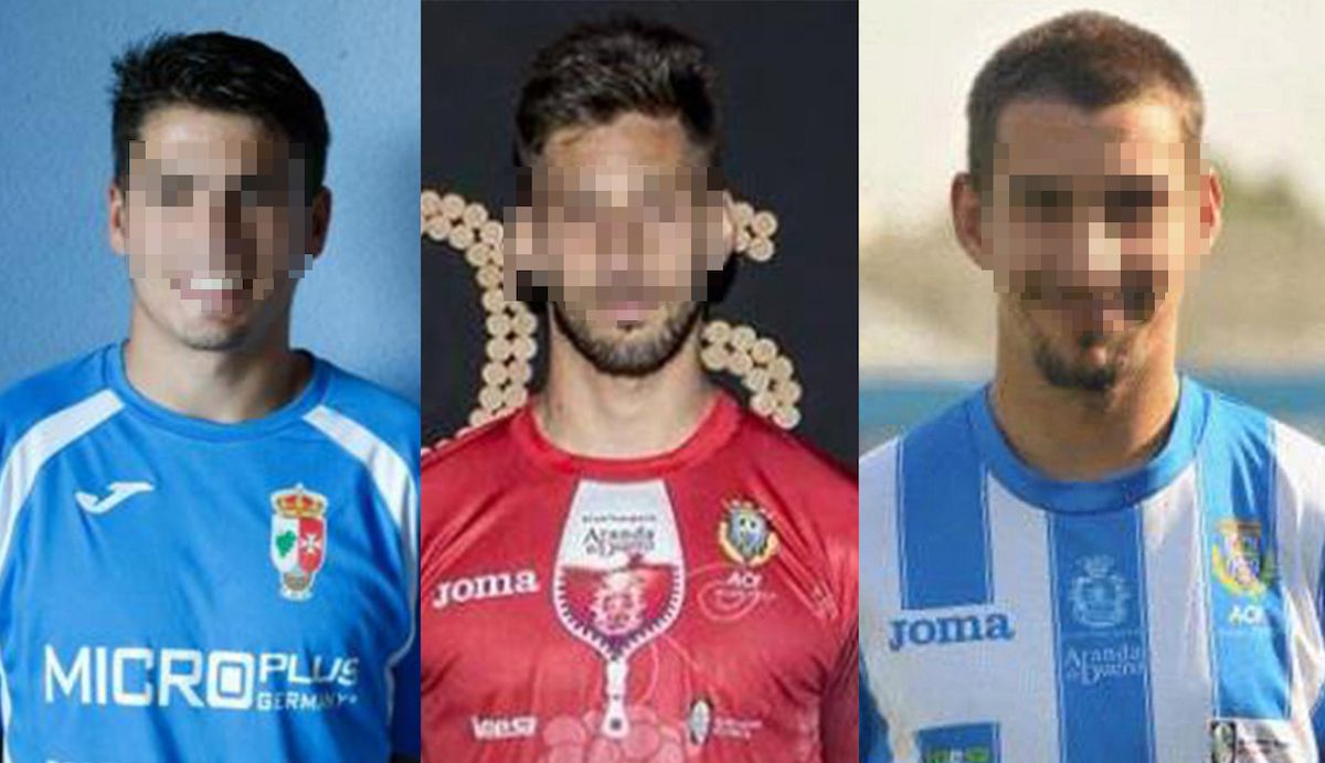 Los jugadores de La Arandina acusados de agresión sexual.