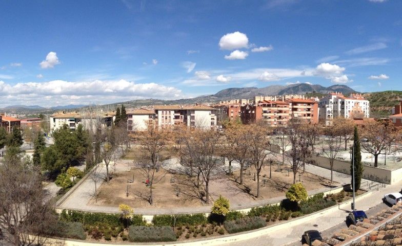Parque en el que intentaron secuestrar a un niño en Granada. 