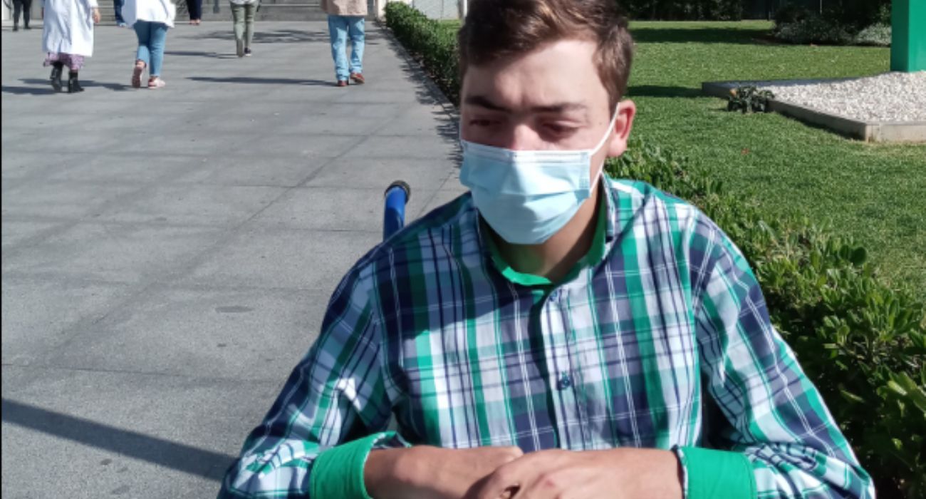 Marcos Carribero, a las puertas del hospital Virgen Macarena.