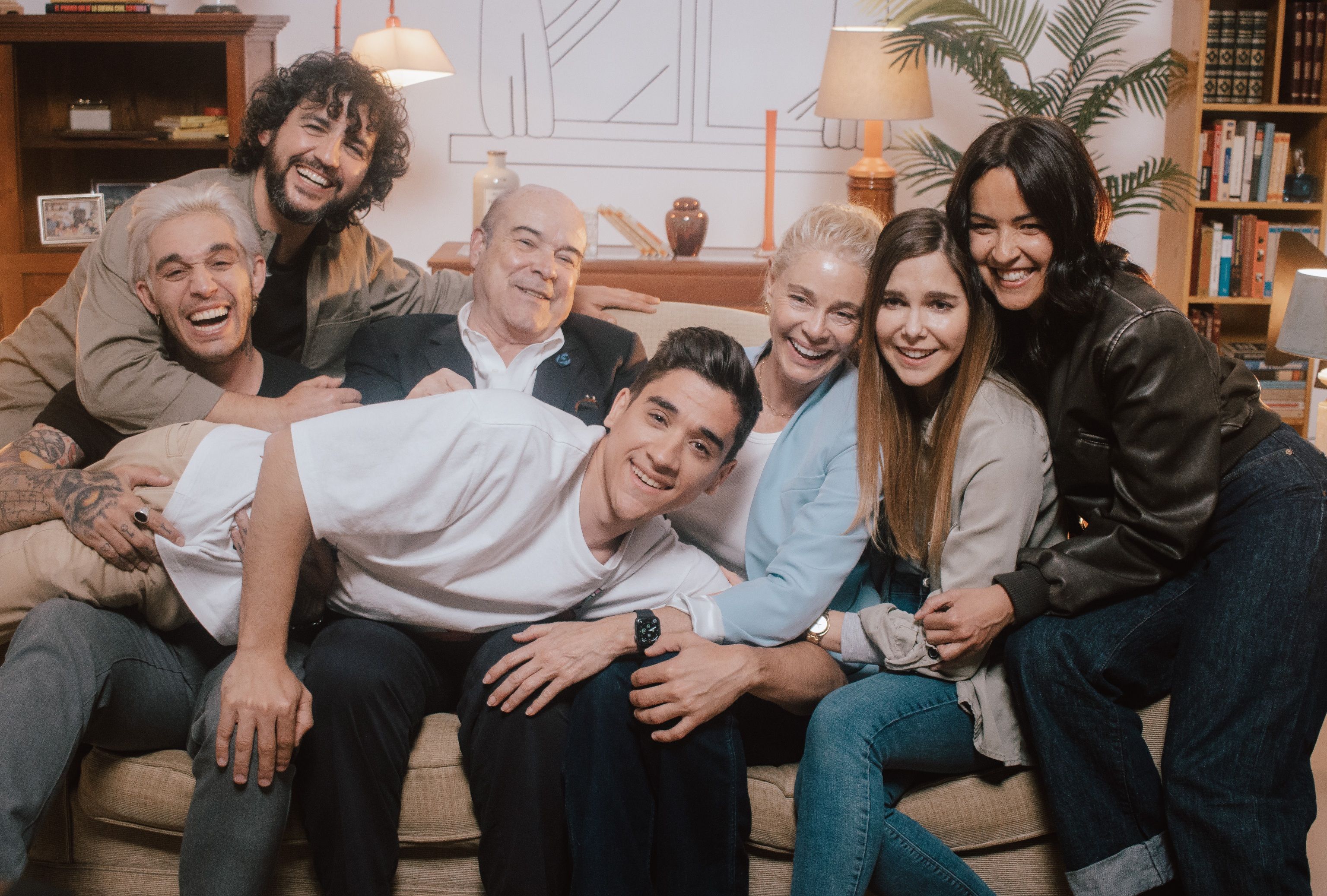 Reencuentro de 'Los Serrano'.