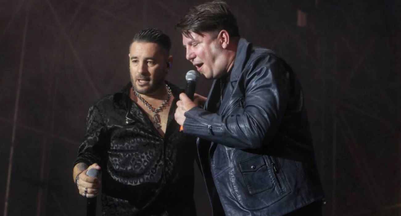 Andy y Lucas, durante un concierto conjunto.