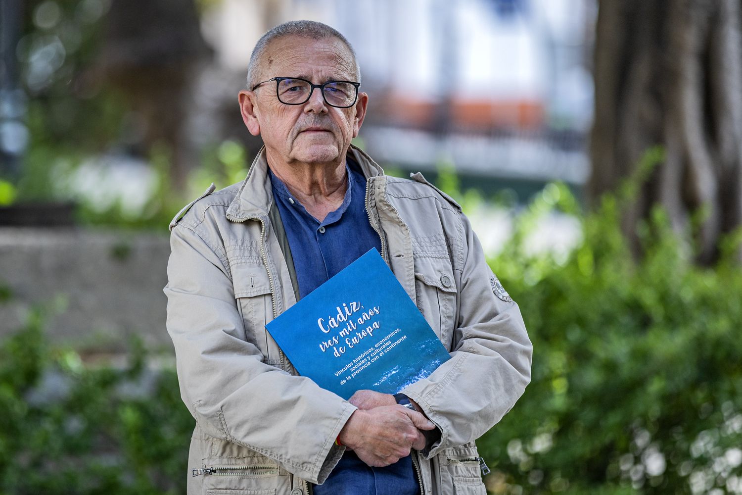 Manuel Muñoz Fossati, tras la entrevista.