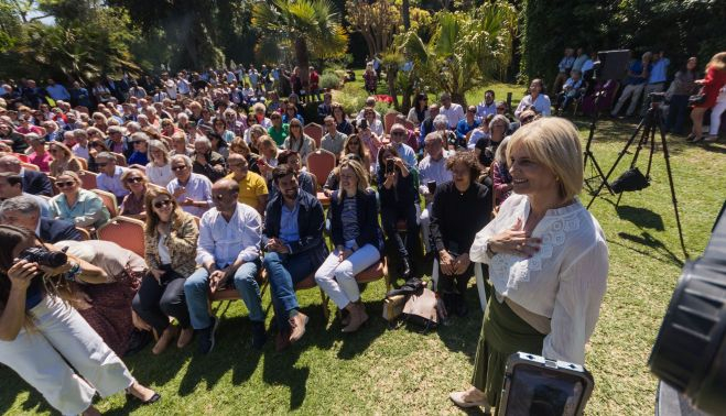 María José García-Pelayo, durante un momento del acto.