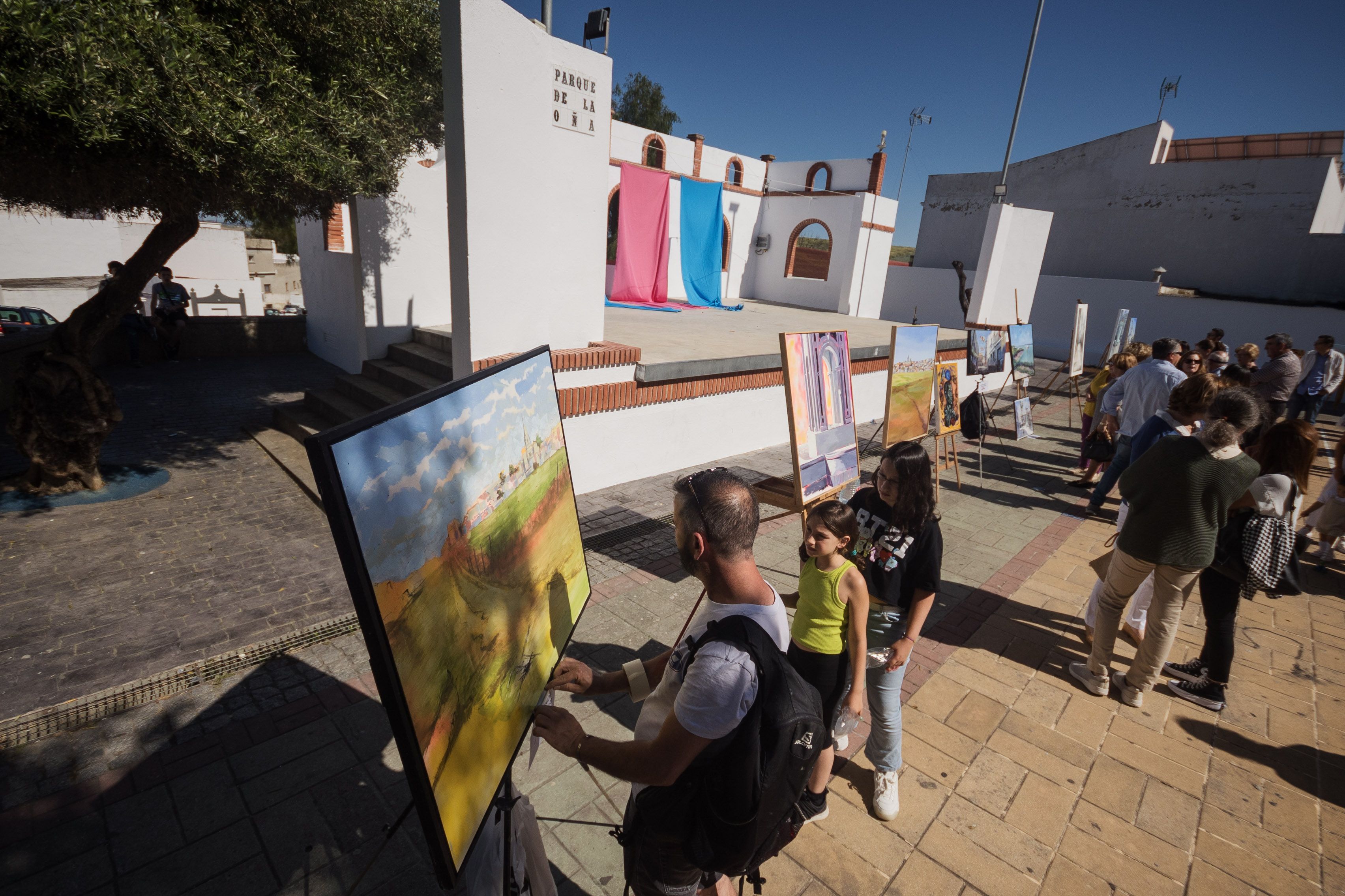 Cuadros en la calle. 