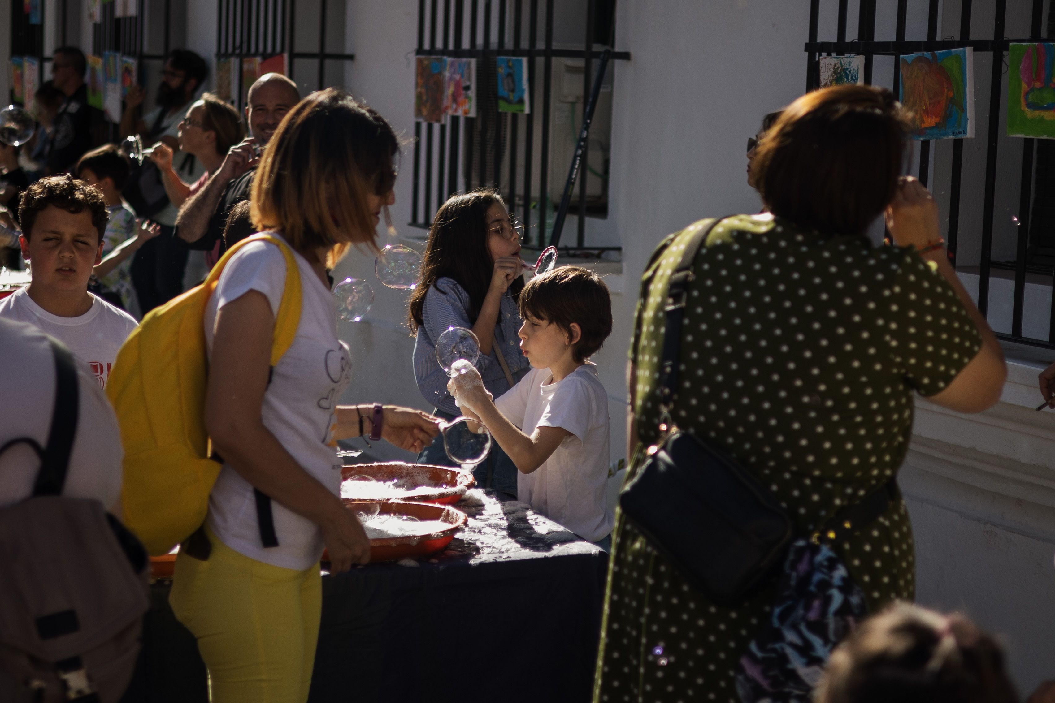 Los niños también disfrutaron a lo grande.