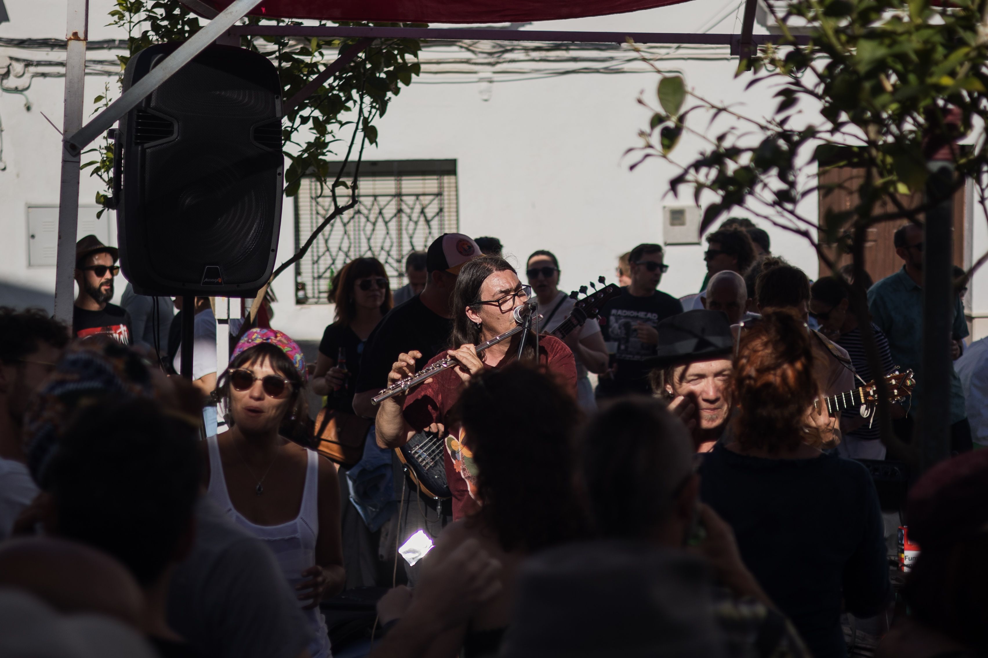 La música, presente en todo momento en el Trebufestival.
