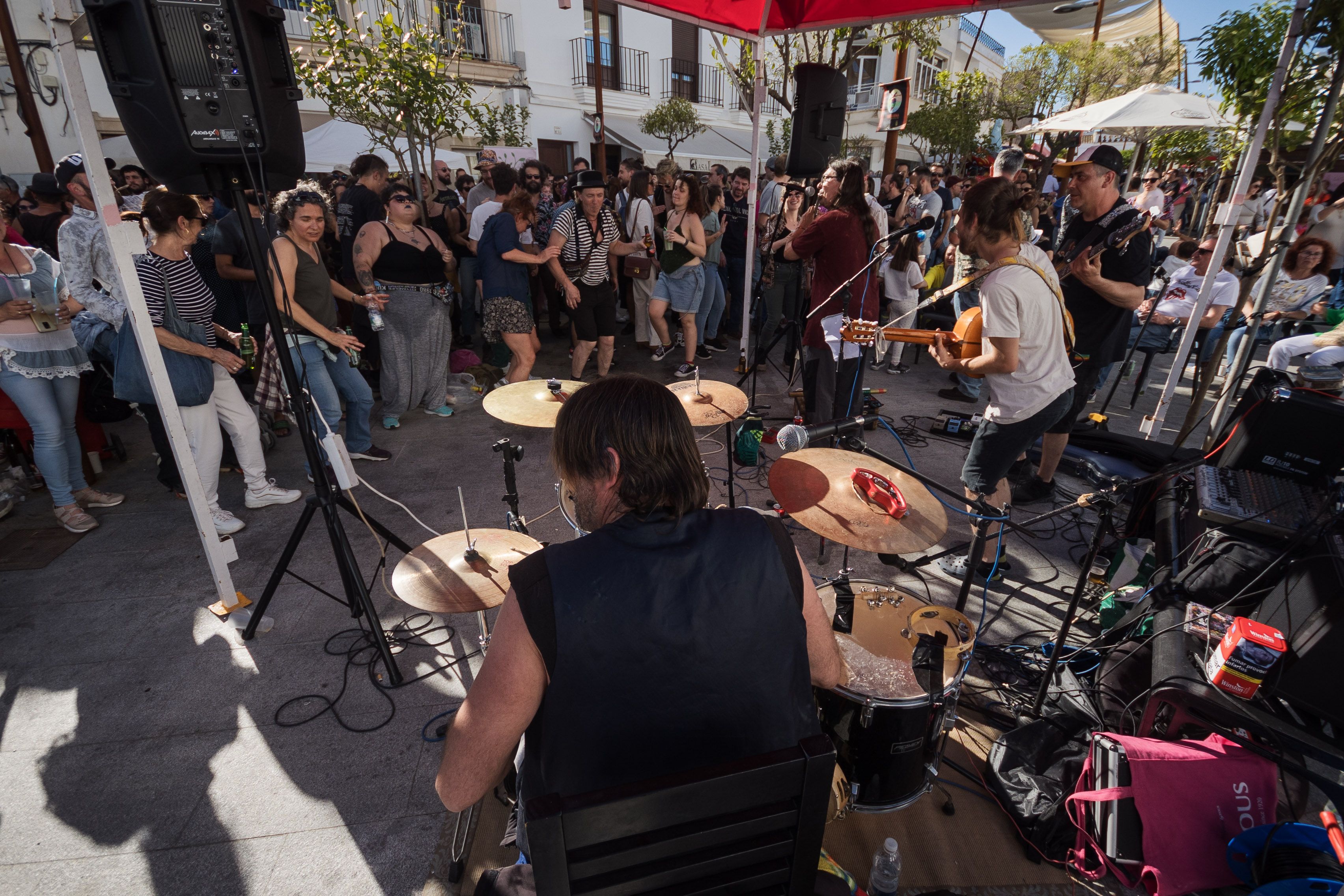 Otra de las actuaciones callejeras.
