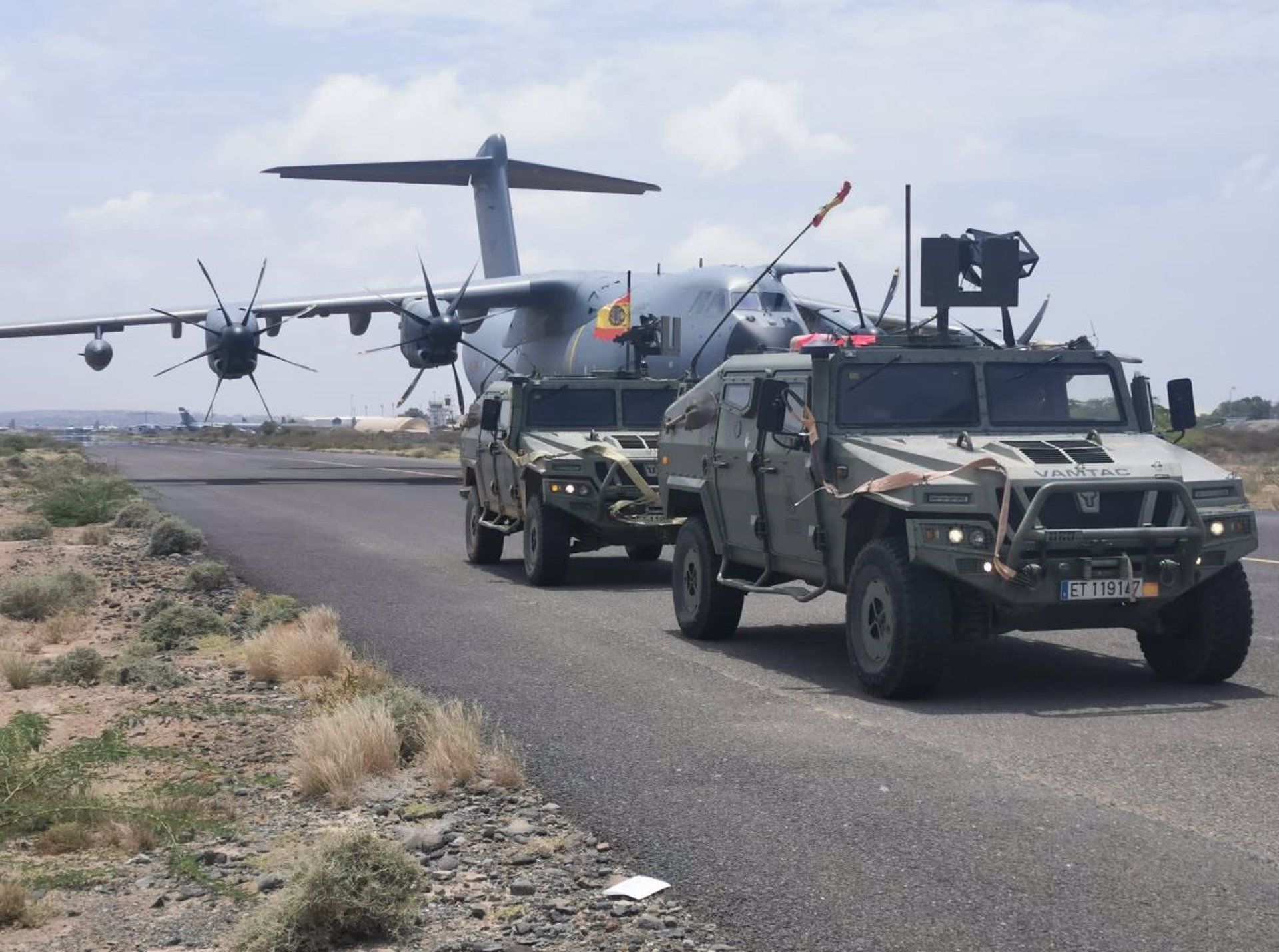 Evacuación en Sudán: España rescata a 104 civiles en una operación con 200 militares.