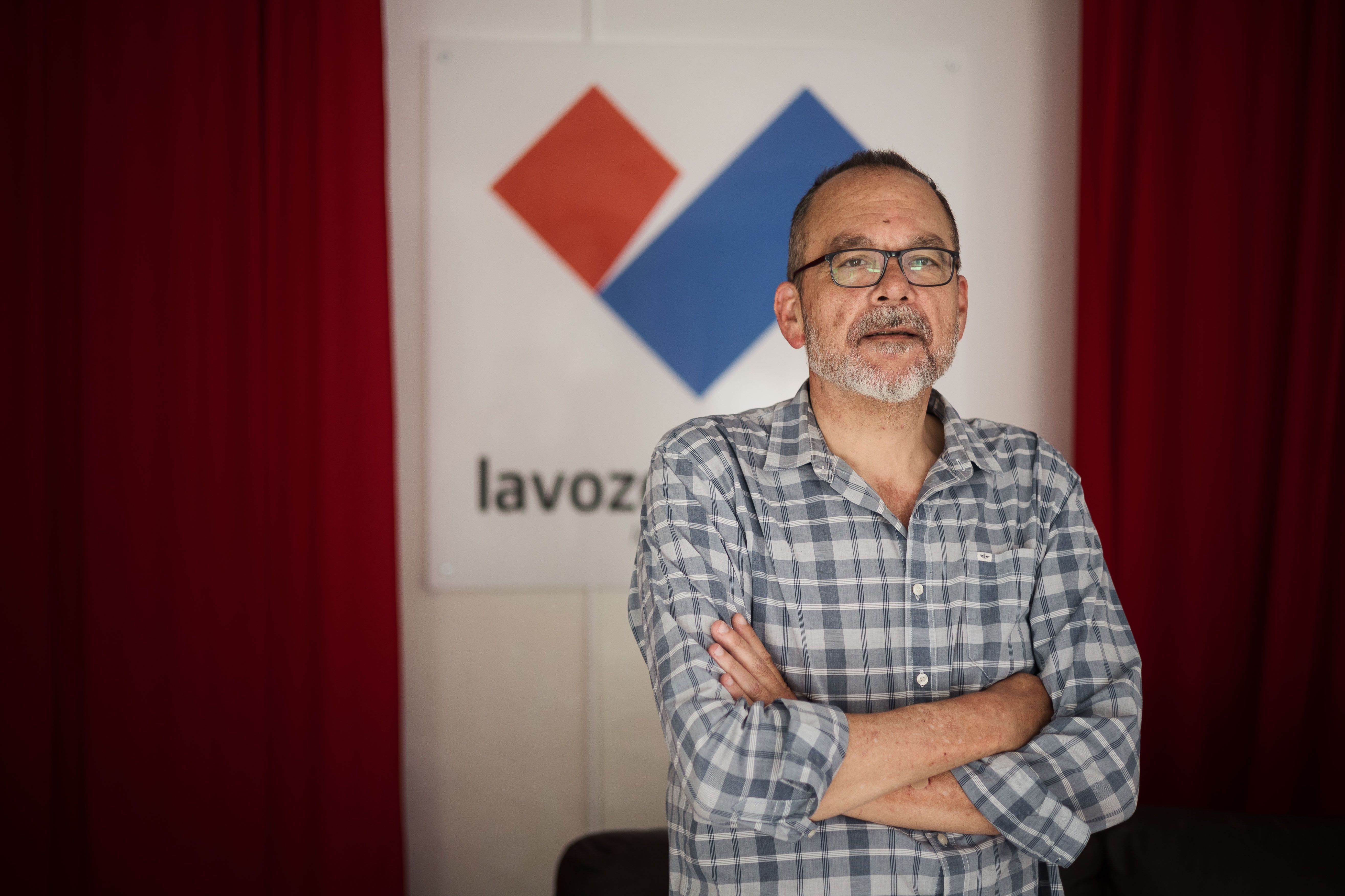 José Landi, en la redacción de lavozdelsur.es.