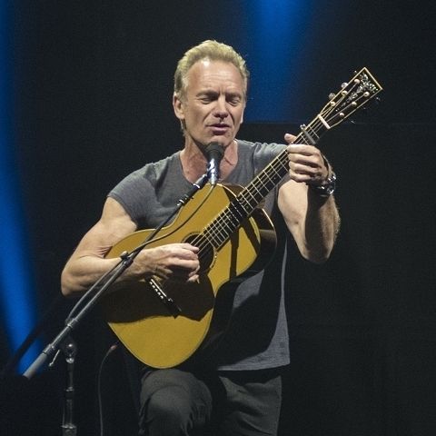 El cantante Sting en uno de sus últimos conciertos.