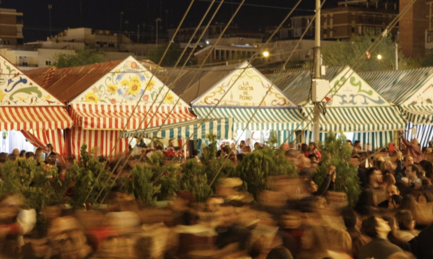 La Feria de Abril, una de las fiestas de primavera, en una imagen de archivo.