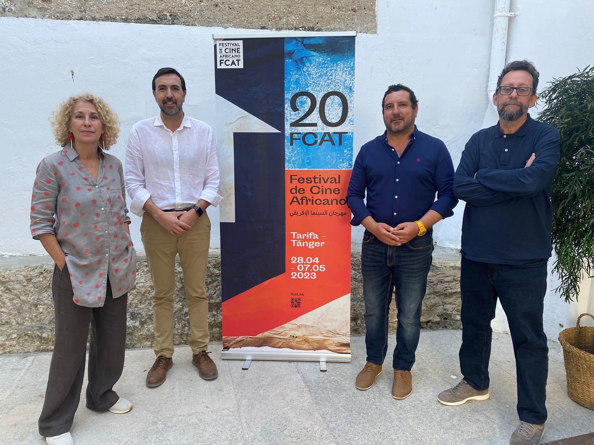 Presentación de los 20 años del Festival de Cine Africano en Tarifa y Tánger, en una imagen reciente de la organización.