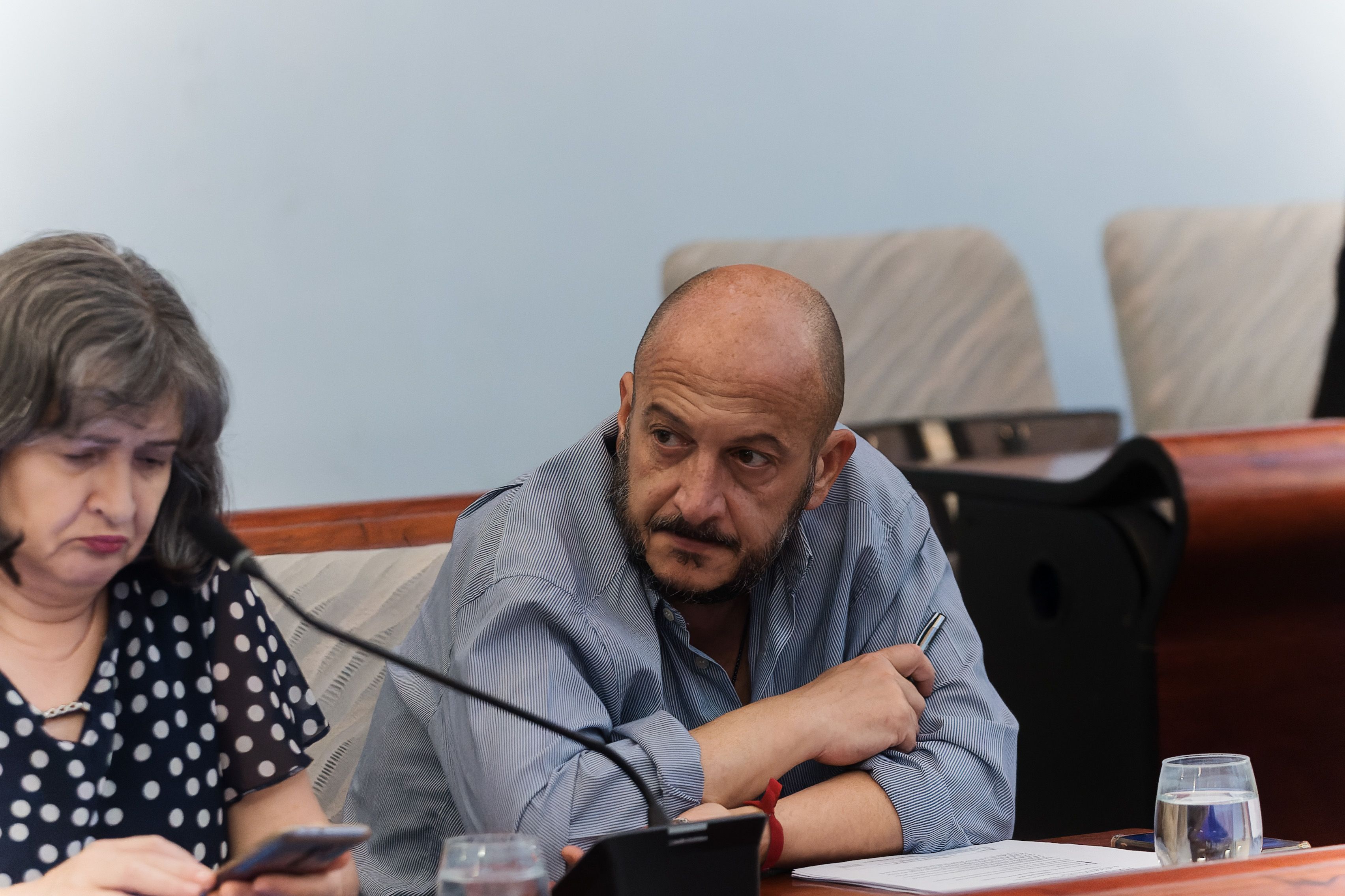 Raúl Ruiz-Berdejo en un pleno en el Ayuntamiento de Jerez.