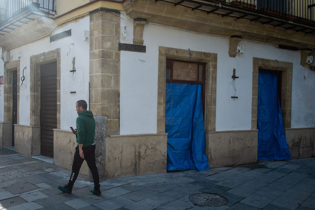 Obras, en el interior del antiguo bar Adeli, en una imagen de archivo. FOTO: MANU GARCÍA
