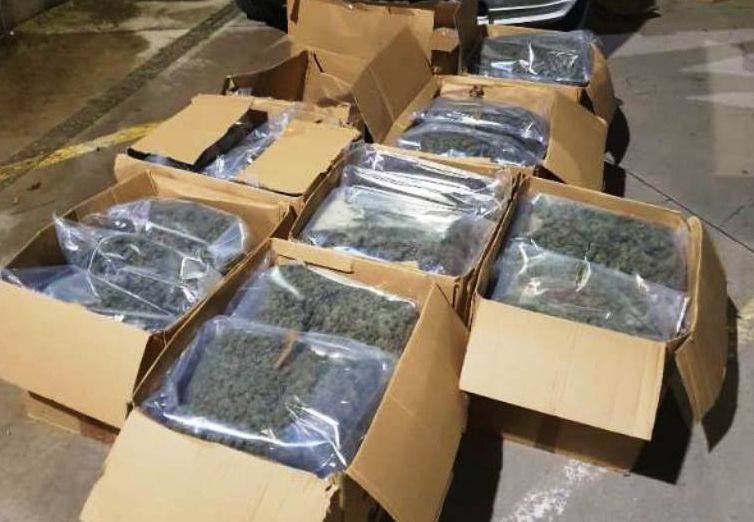 Mercancía incautada.