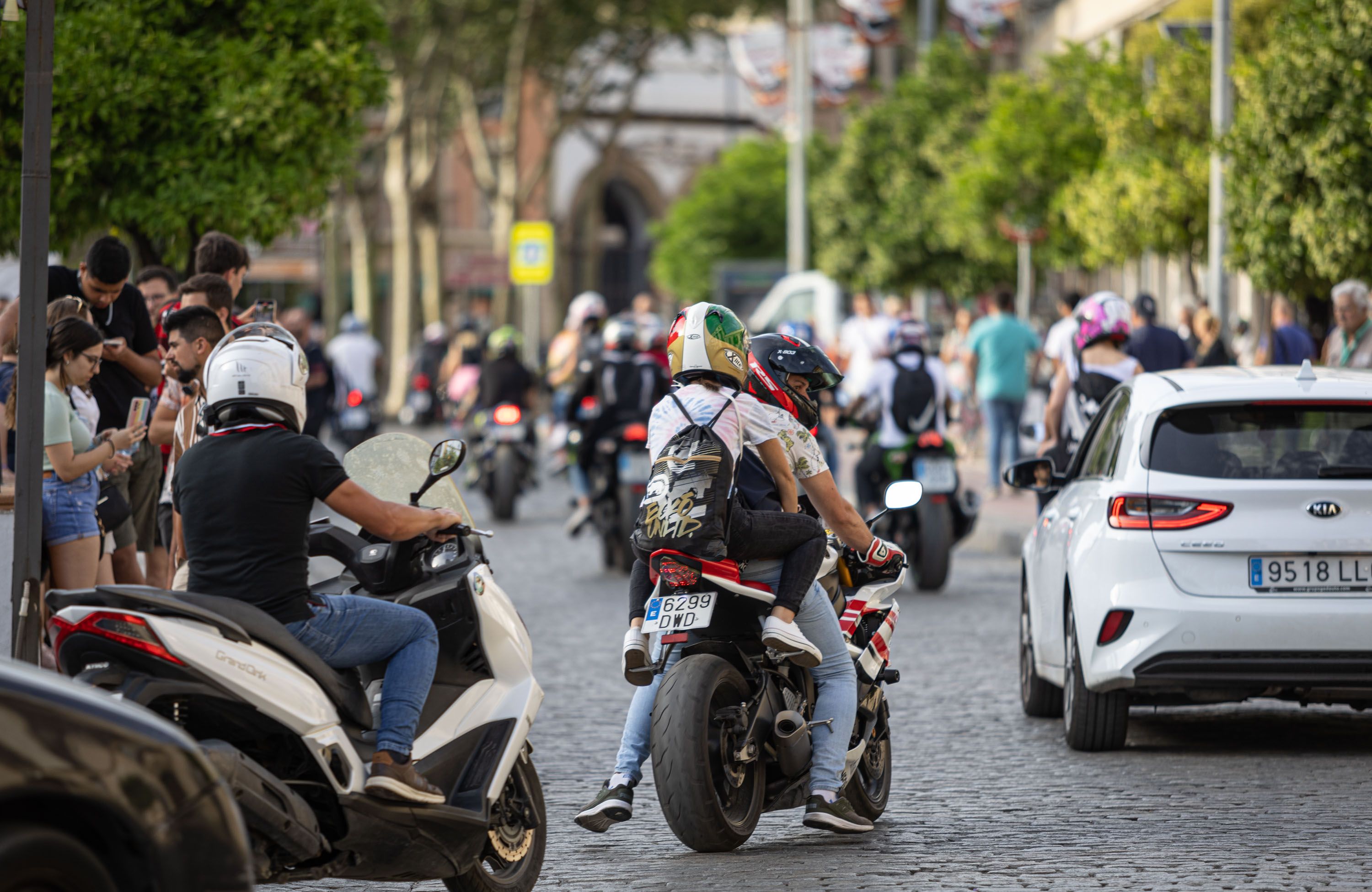 Ambiente motero en Jerez