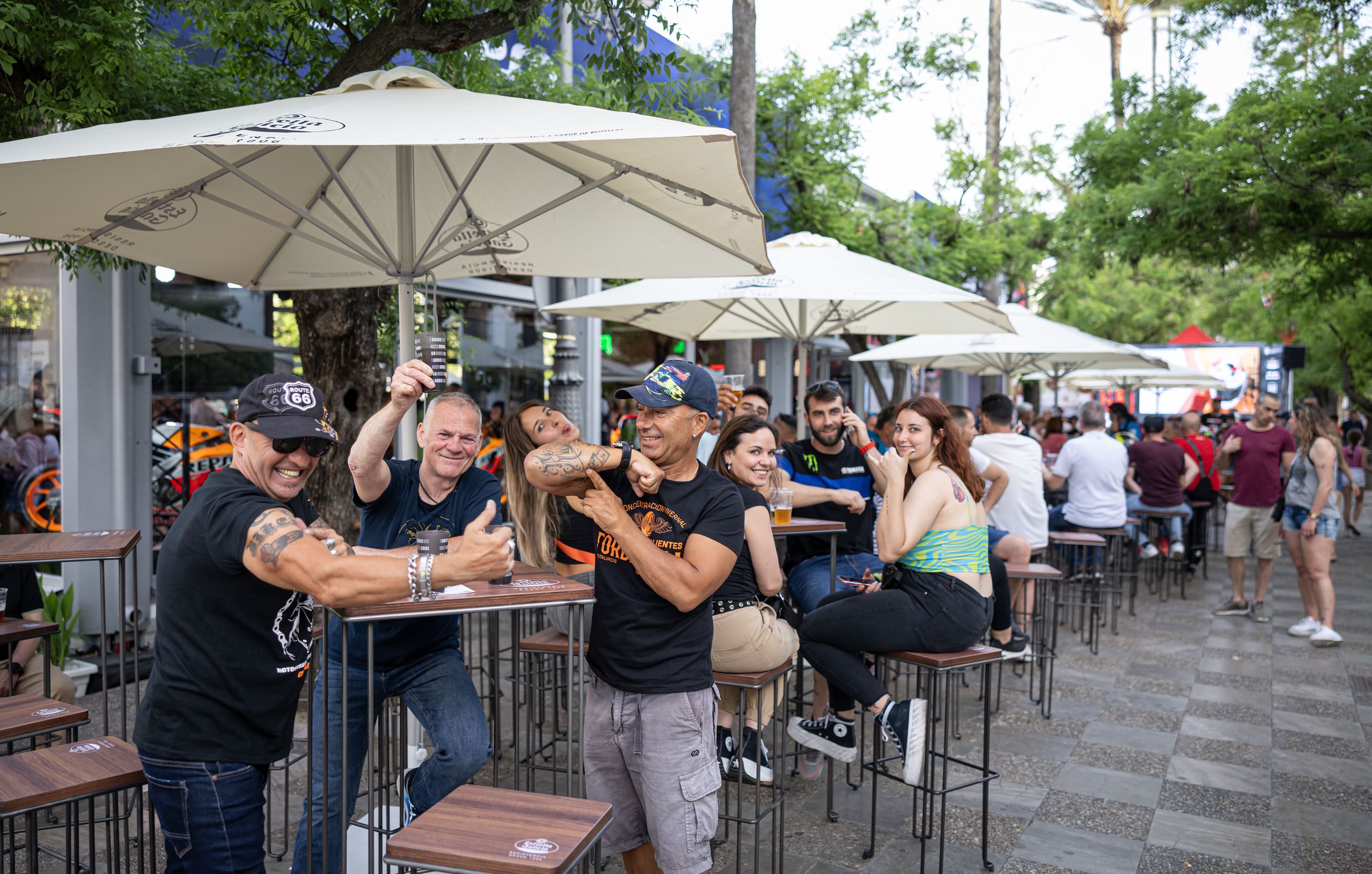 Ambiente motero en Jerez