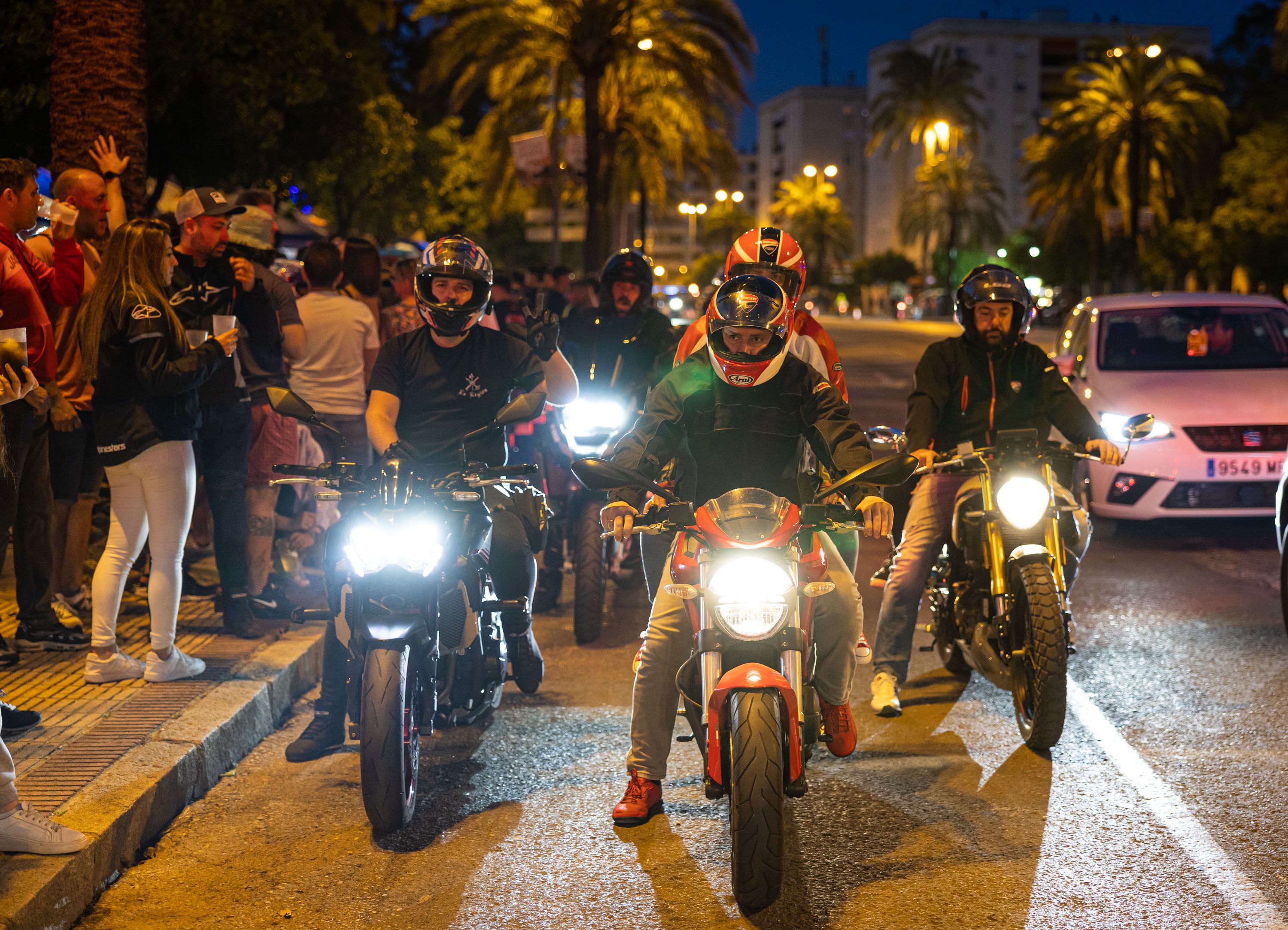 Ambiente motero en Jerez