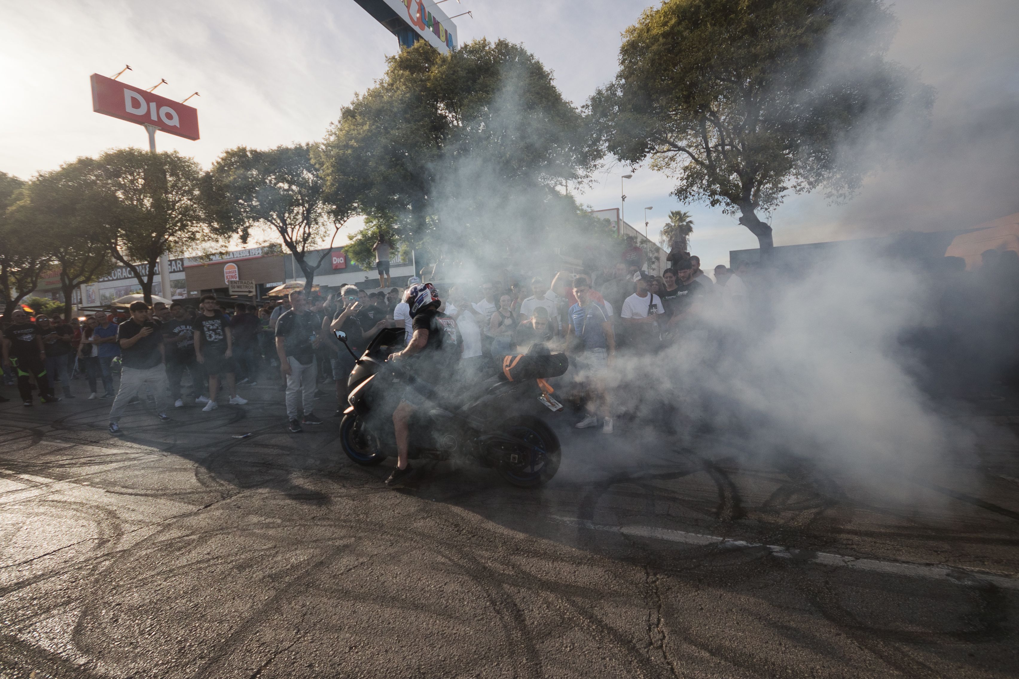 Ambiente de sábado motero en Jerez Ambiente de sábado motero en Jerez