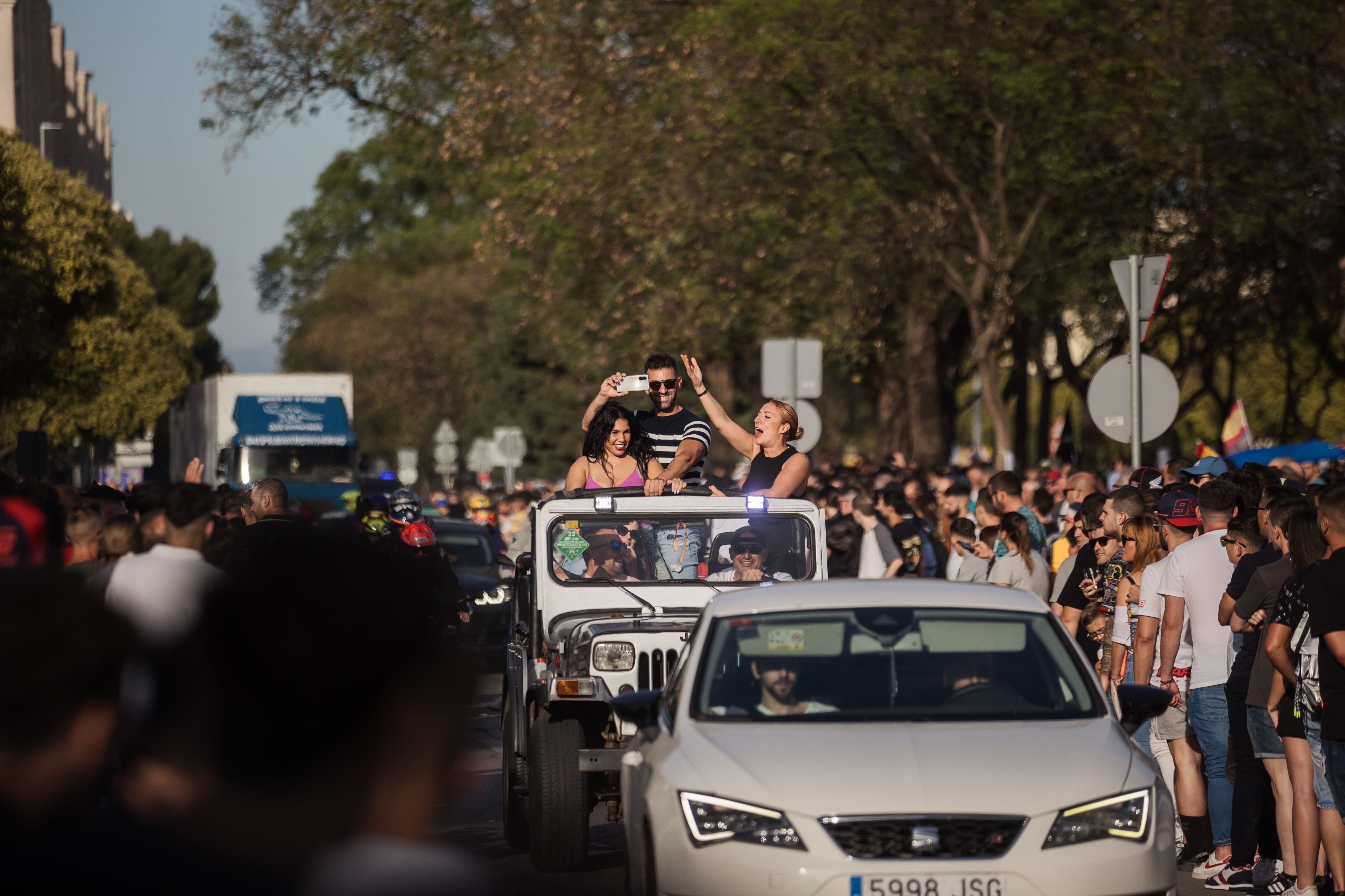 Ambiente de sábado motero en Jerez Ambiente de sábado motero en Jerez