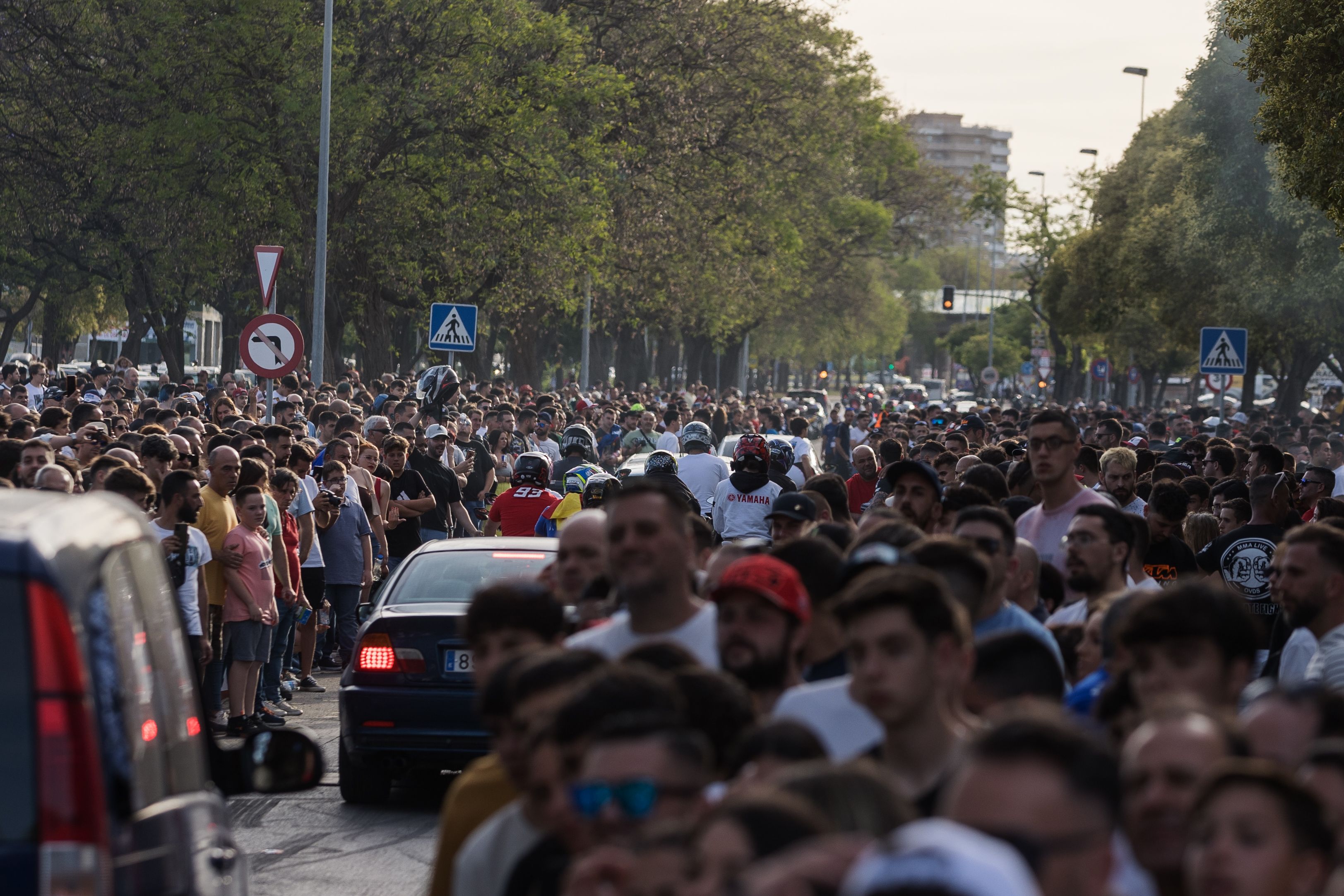 Ambiente de sábado motero en Jerez Ambiente de sábado motero en Jerez