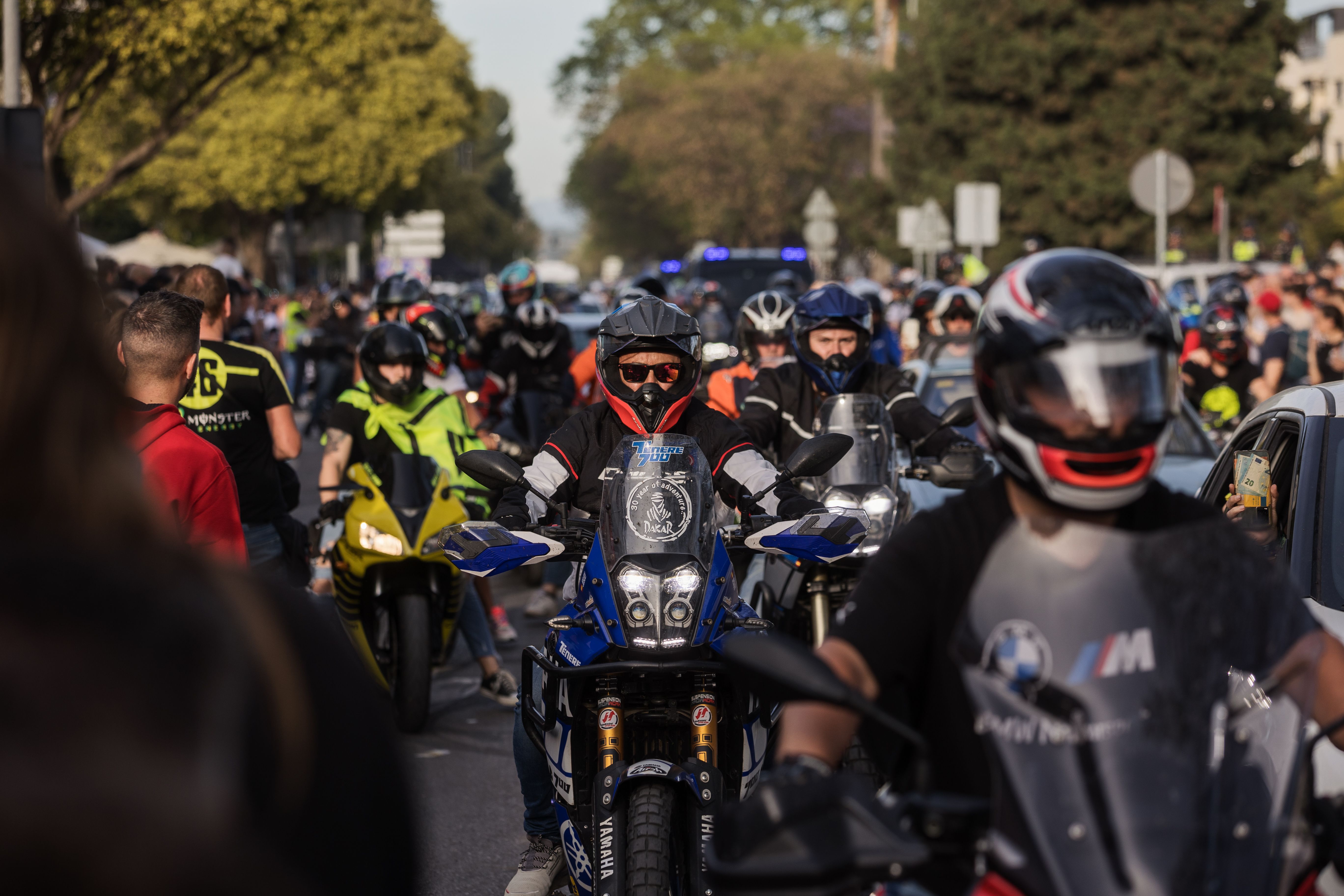 Ambiente de sábado motero en Jerez Ambiente de sábado motero en Jerez